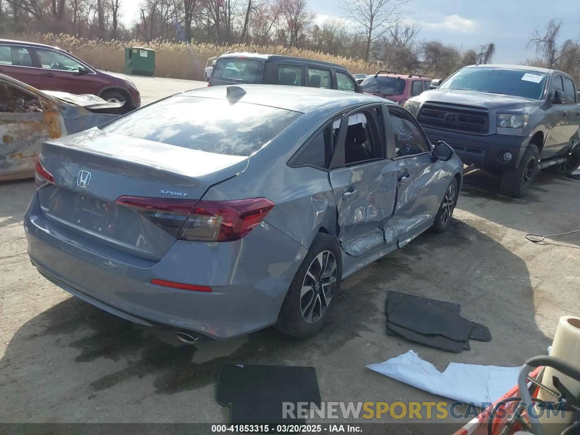 4 Photograph of a damaged car 2HGFE2F5XSH514366 HONDA CIVIC 2025