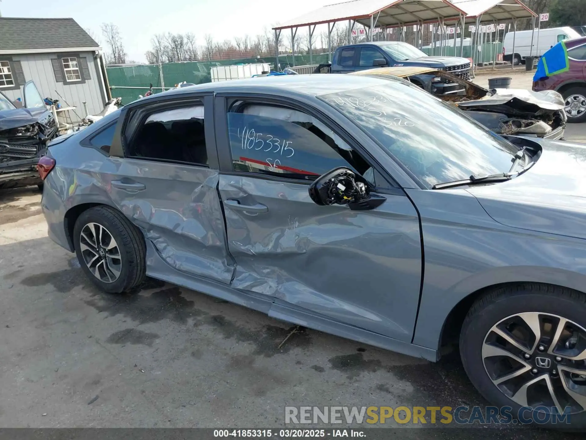 6 Photograph of a damaged car 2HGFE2F5XSH514366 HONDA CIVIC 2025