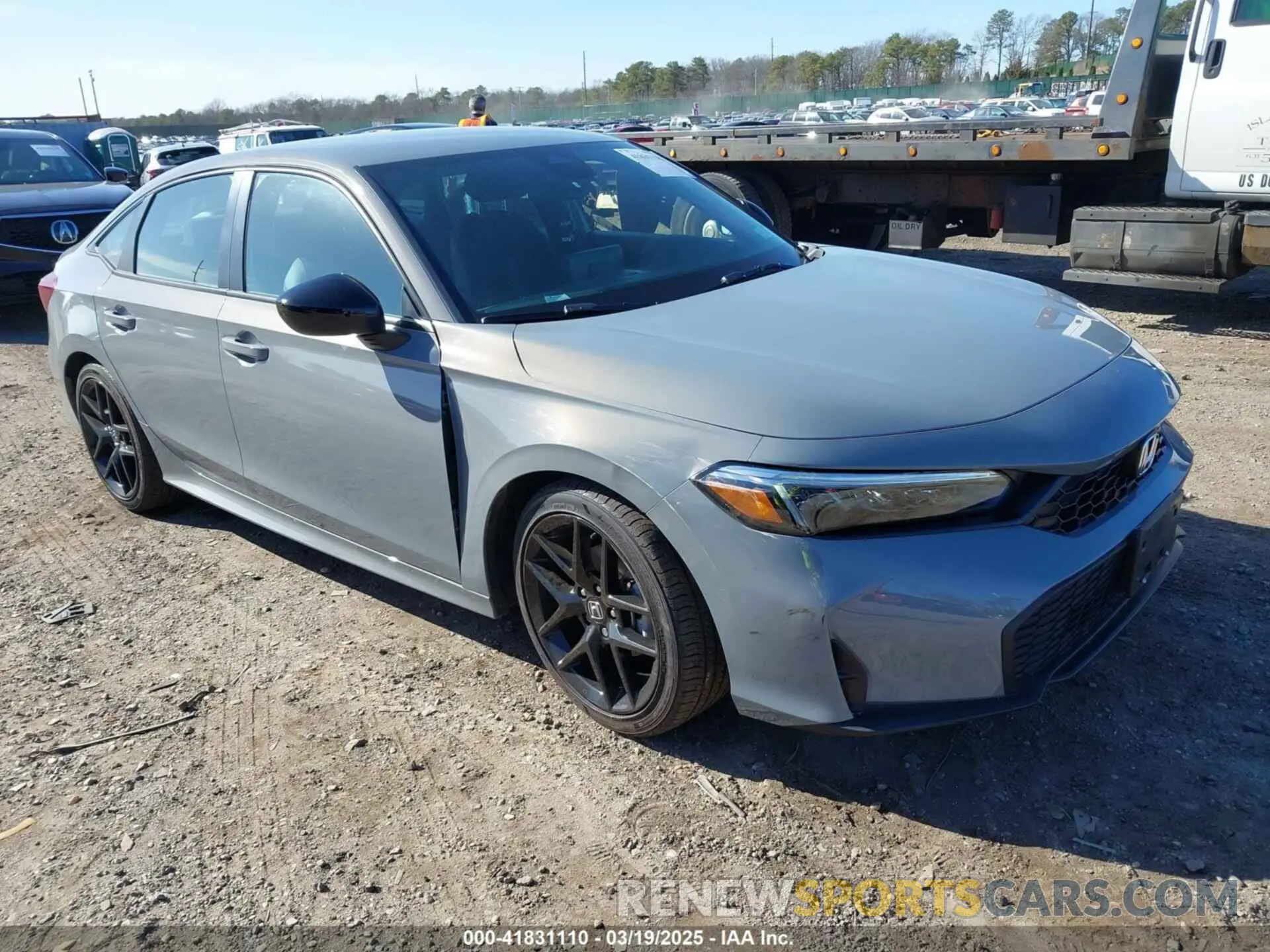 1 Photograph of a damaged car 2HGFE2F5XSH521799 HONDA CIVIC 2025