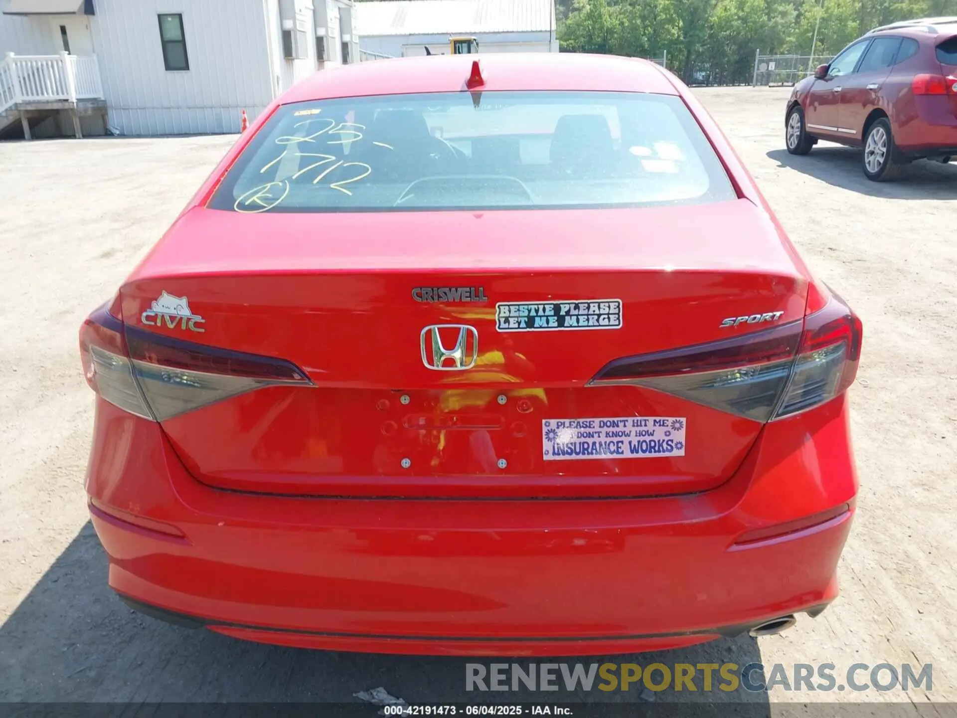 16 Photograph of a damaged car 2HGFE2F5XSH523326 HONDA CIVIC 2025