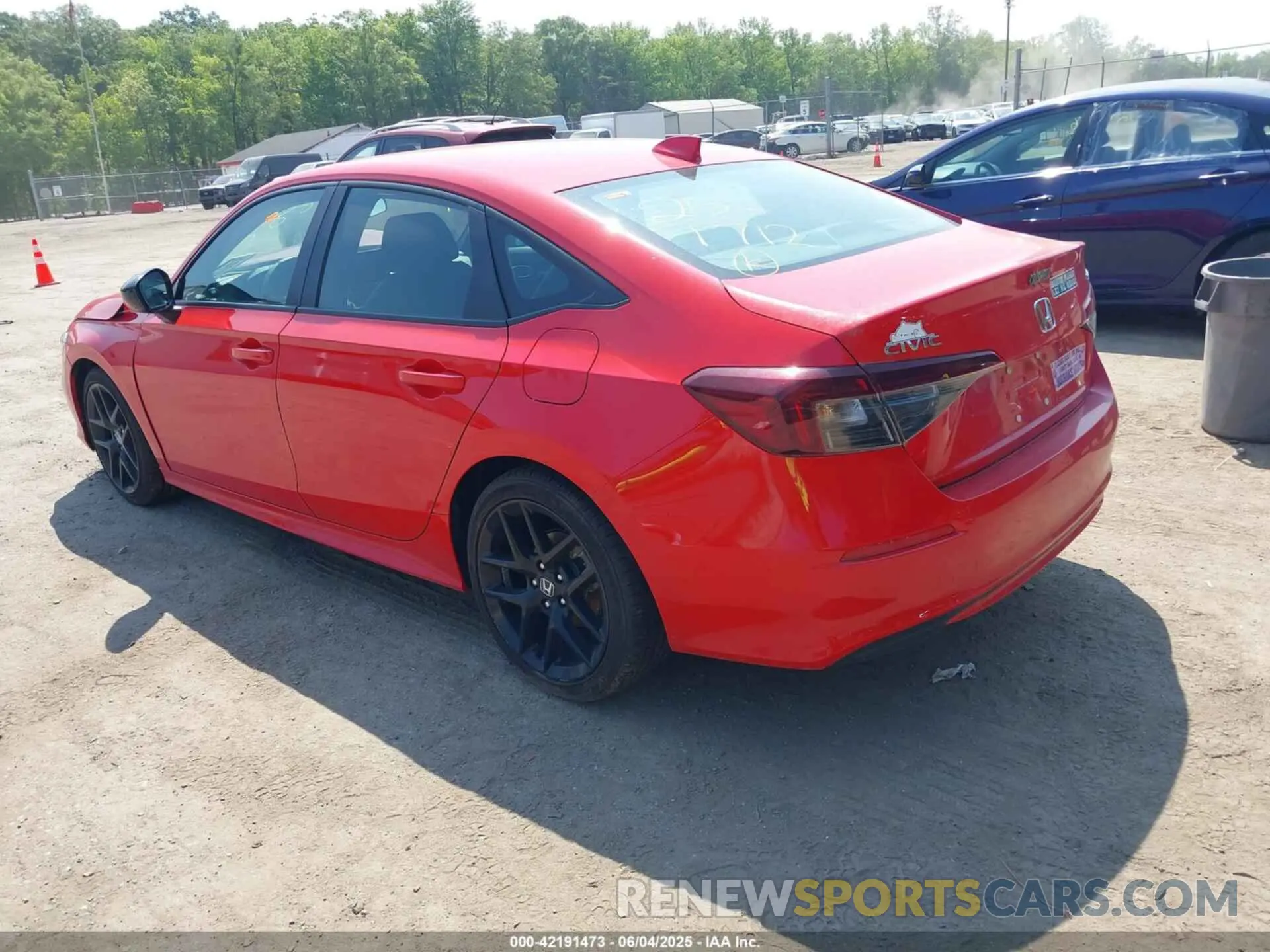 3 Photograph of a damaged car 2HGFE2F5XSH523326 HONDA CIVIC 2025