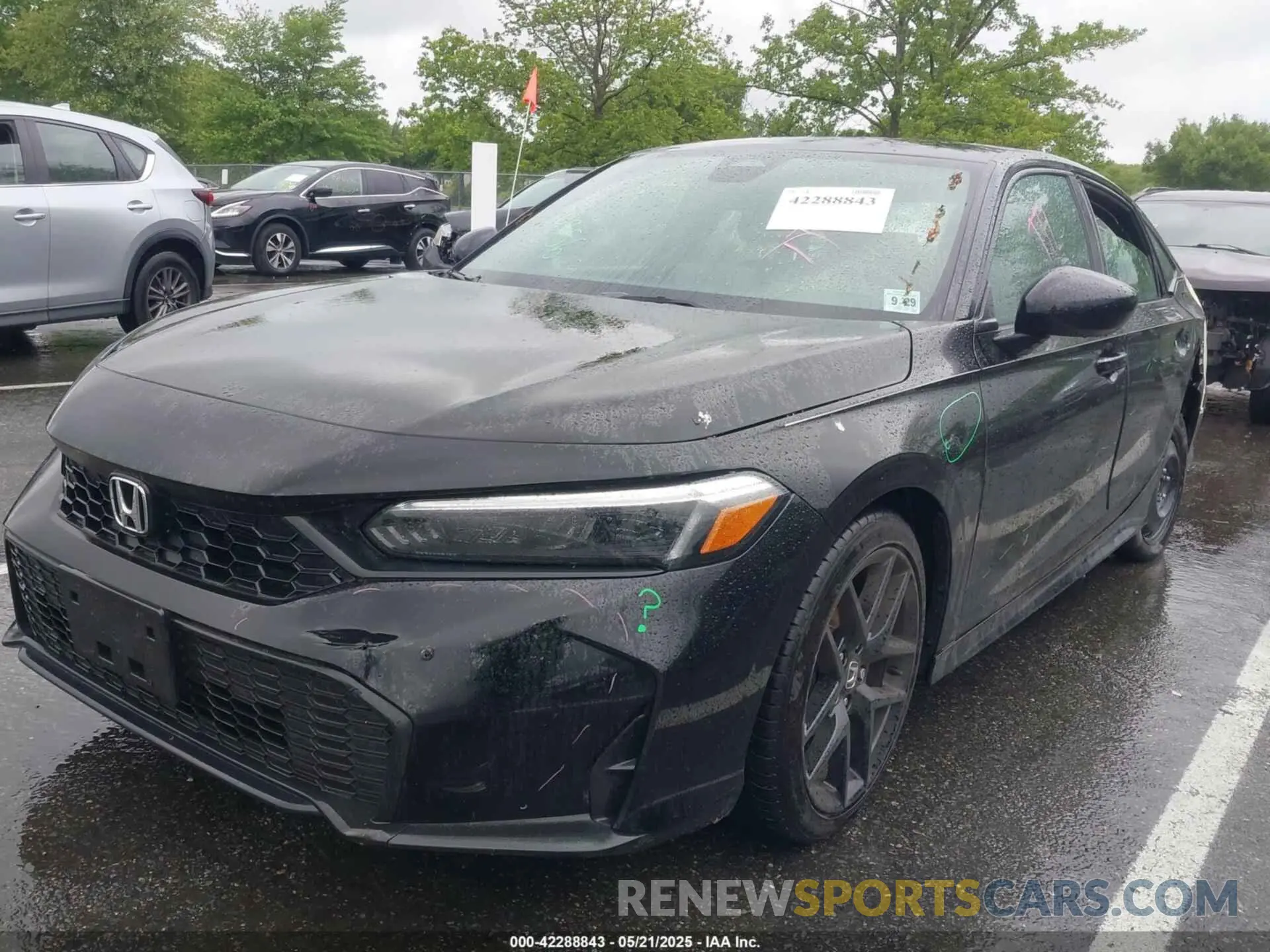 2 Photograph of a damaged car 2HGFE2F5XSH524329 HONDA CIVIC 2025