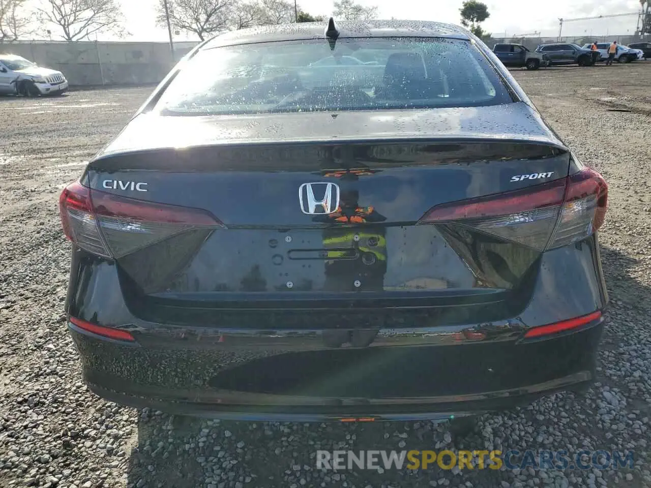 6 Photograph of a damaged car 2HGFE2F5XSH531510 HONDA CIVIC 2025