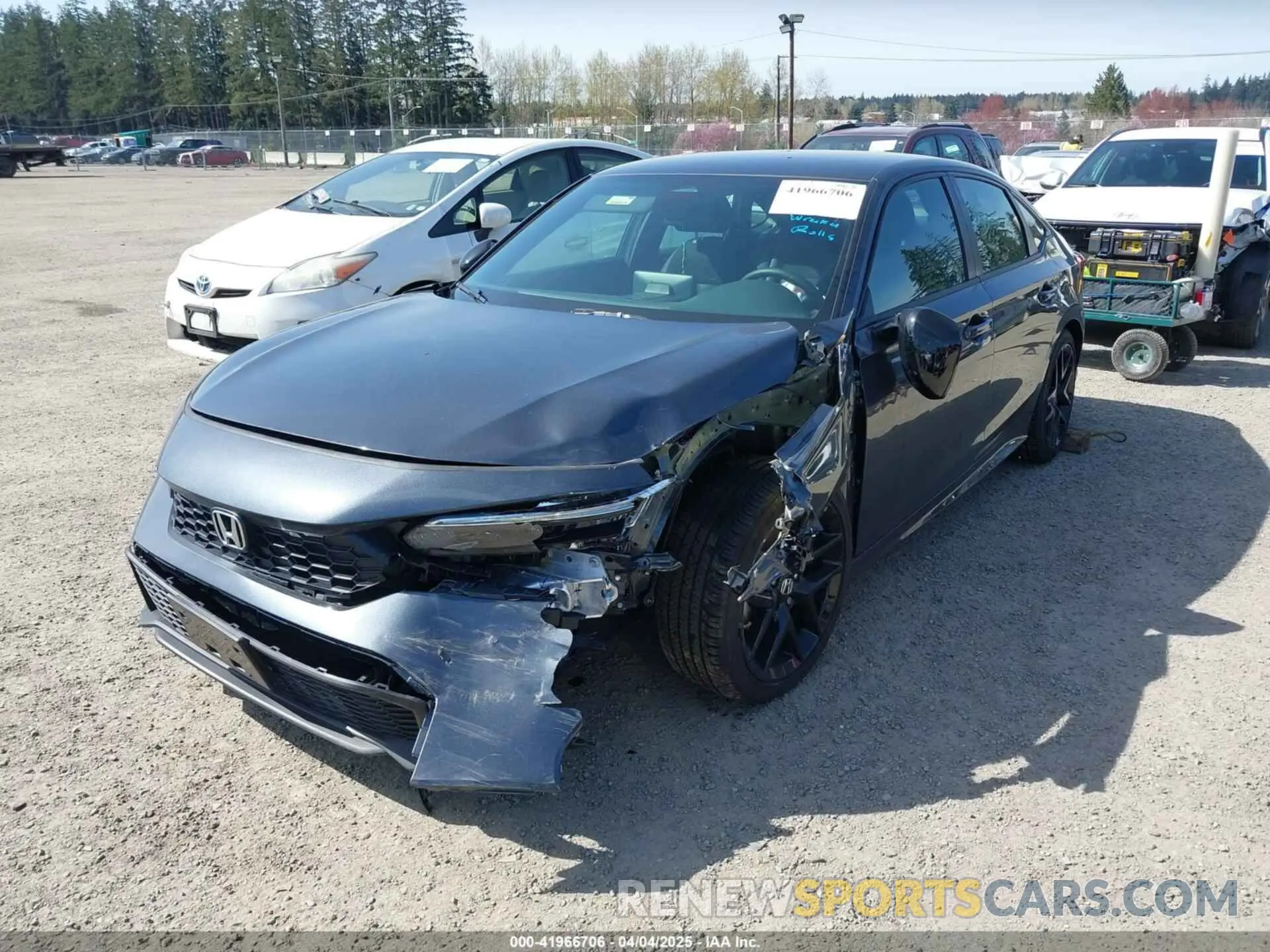 2 Photograph of a damaged car 2HGFE2F5XSH540935 HONDA CIVIC 2025