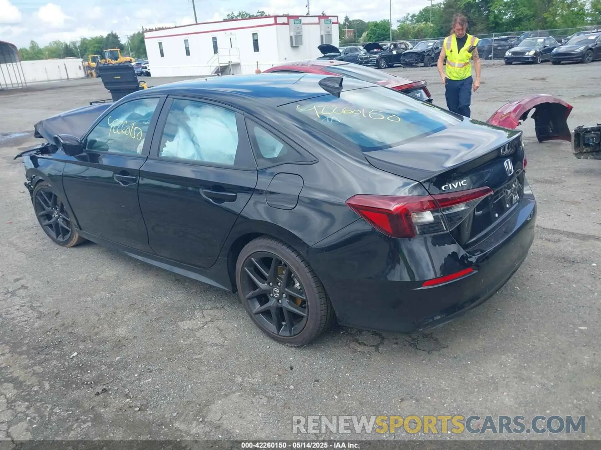 3 Photograph of a damaged car 2HGFE2F5XSH542314 HONDA CIVIC 2025