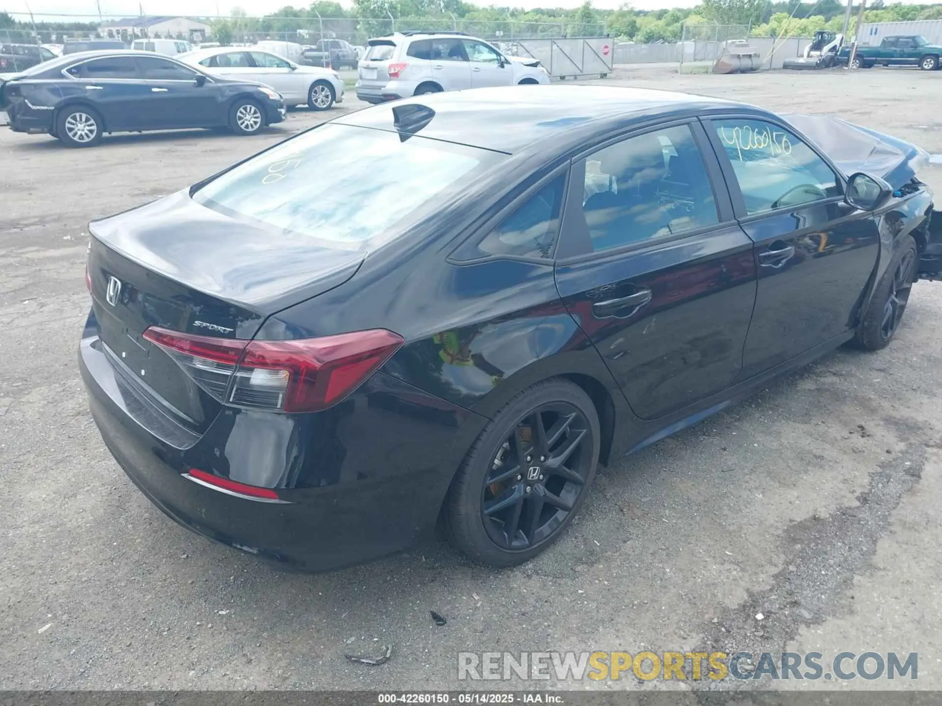 4 Photograph of a damaged car 2HGFE2F5XSH542314 HONDA CIVIC 2025