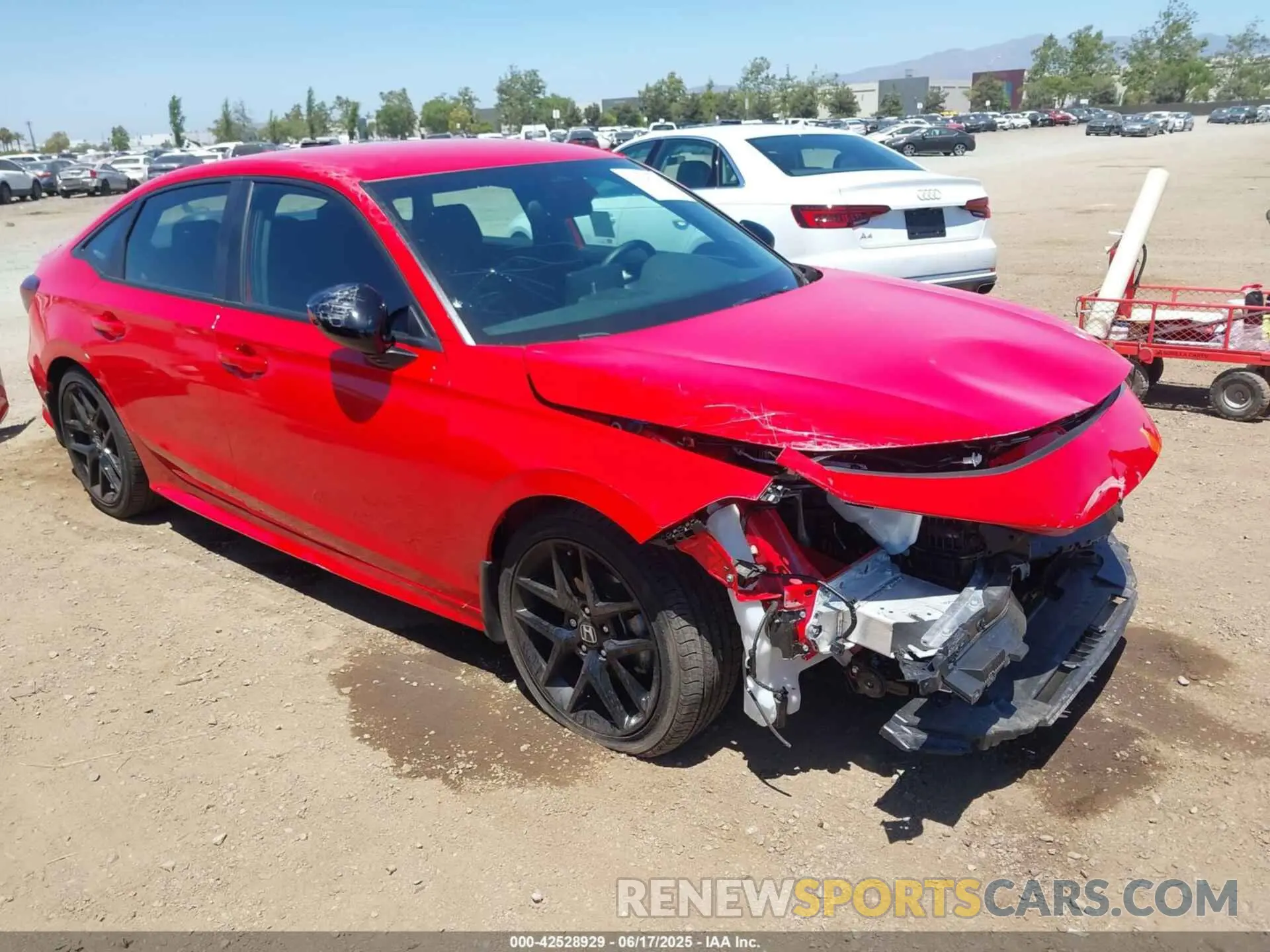 1 Photograph of a damaged car 2HGFE2F5XSH543561 HONDA CIVIC 2025