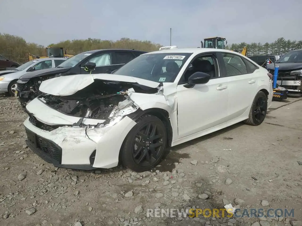 1 Photograph of a damaged car 2HGFE2F5XSH547464 HONDA CIVIC 2025