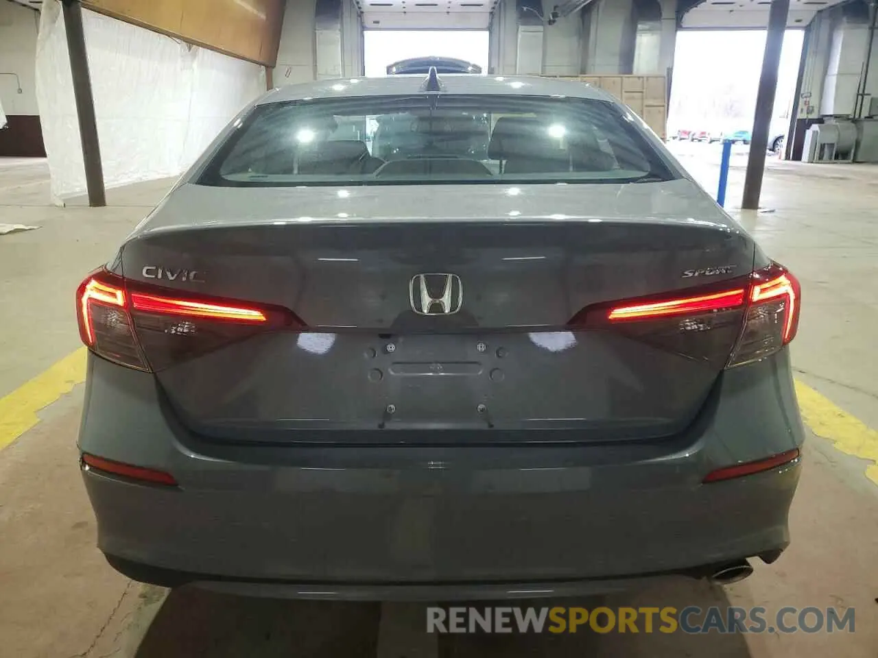 6 Photograph of a damaged car 2HGFE2F5XSH553703 HONDA CIVIC 2025