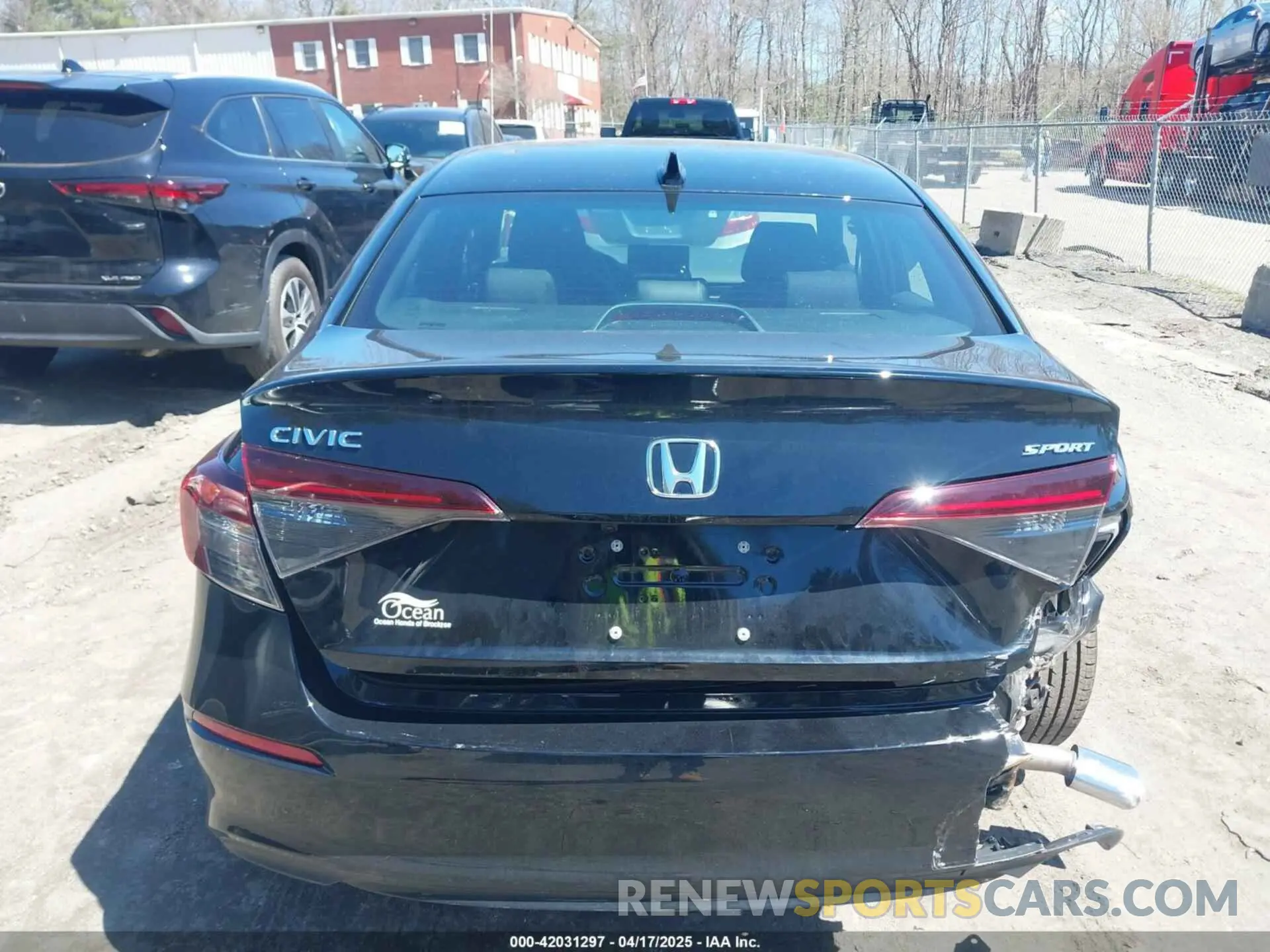 16 Photograph of a damaged car 2HGFE2F5XSH554687 HONDA CIVIC 2025