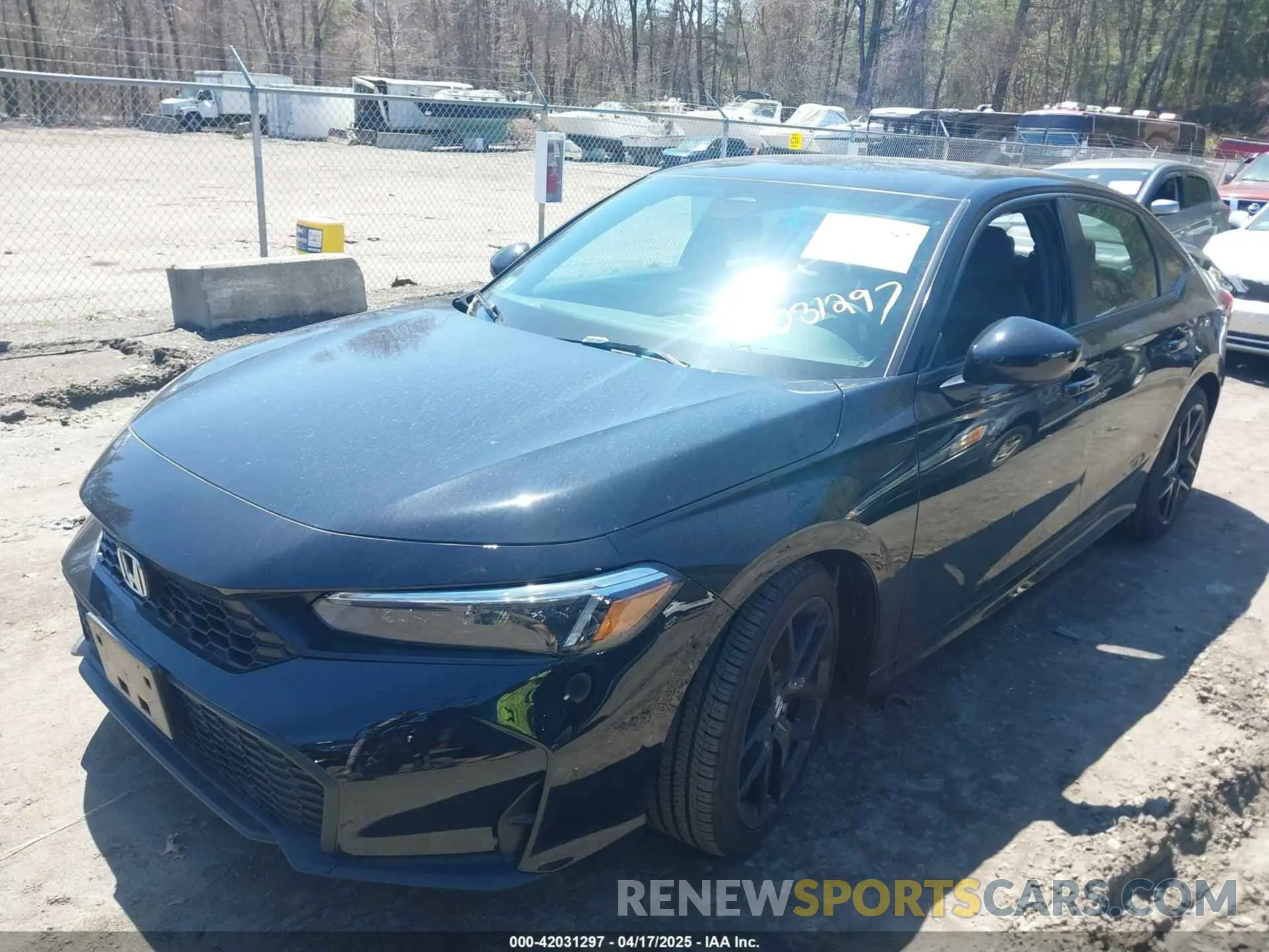 2 Photograph of a damaged car 2HGFE2F5XSH554687 HONDA CIVIC 2025