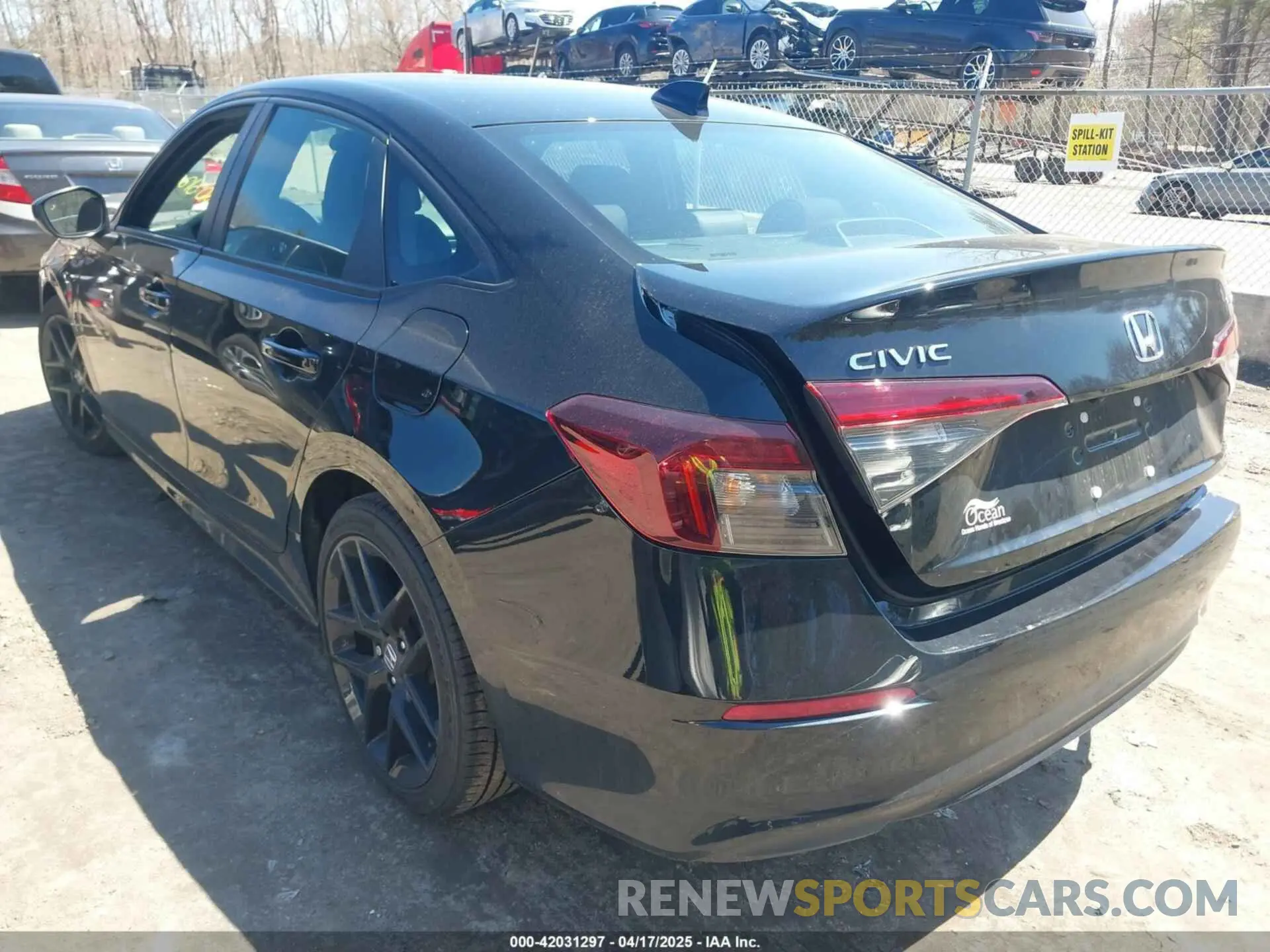 3 Photograph of a damaged car 2HGFE2F5XSH554687 HONDA CIVIC 2025