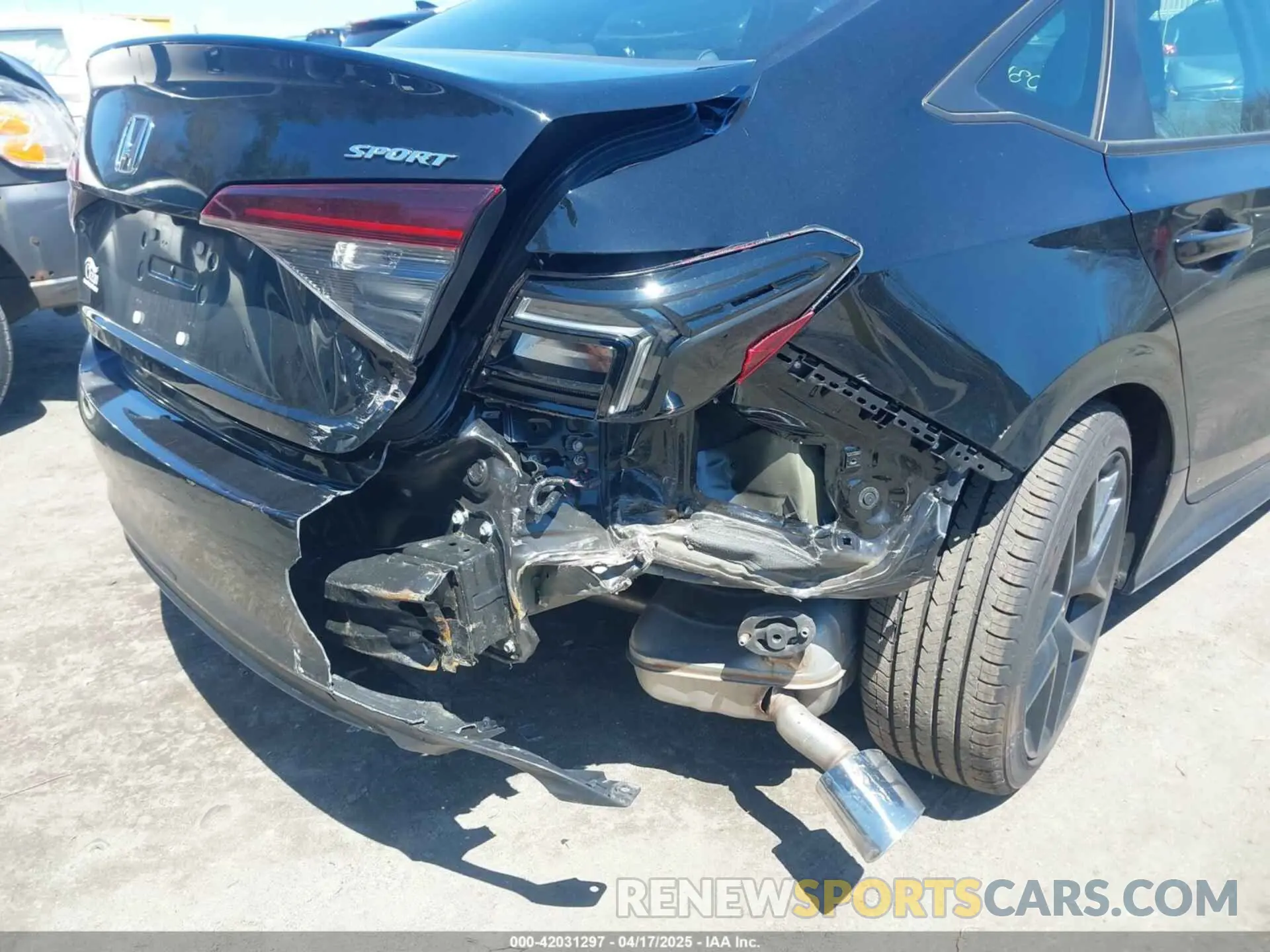 6 Photograph of a damaged car 2HGFE2F5XSH554687 HONDA CIVIC 2025