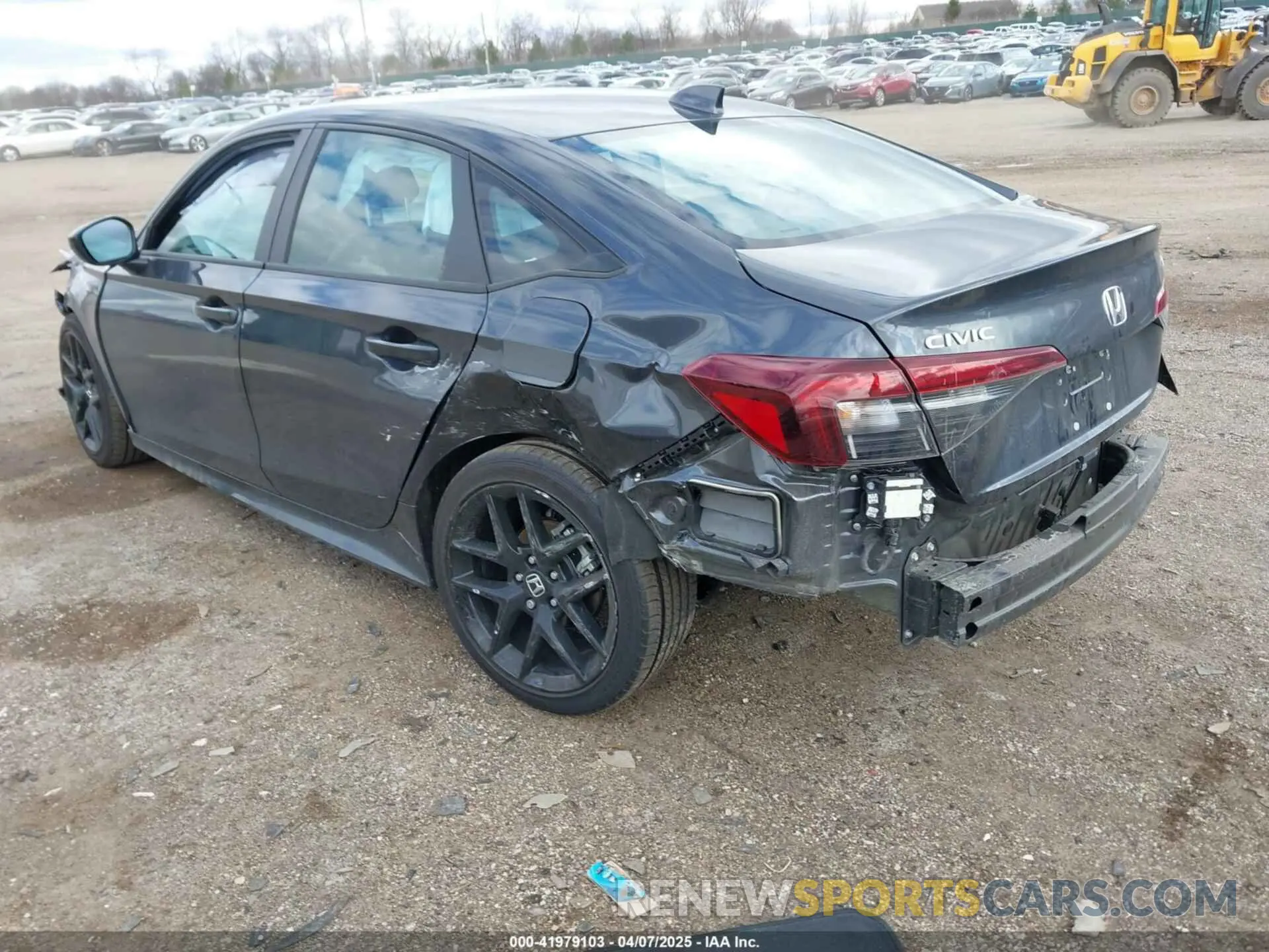 3 Photograph of a damaged car 2HGFE2F5XSH561073 HONDA CIVIC 2025