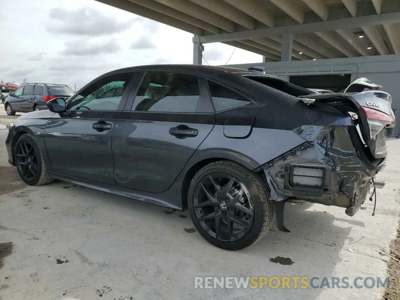 2 Photograph of a damaged car 2HGFE2F5XSH566967 HONDA CIVIC 2025