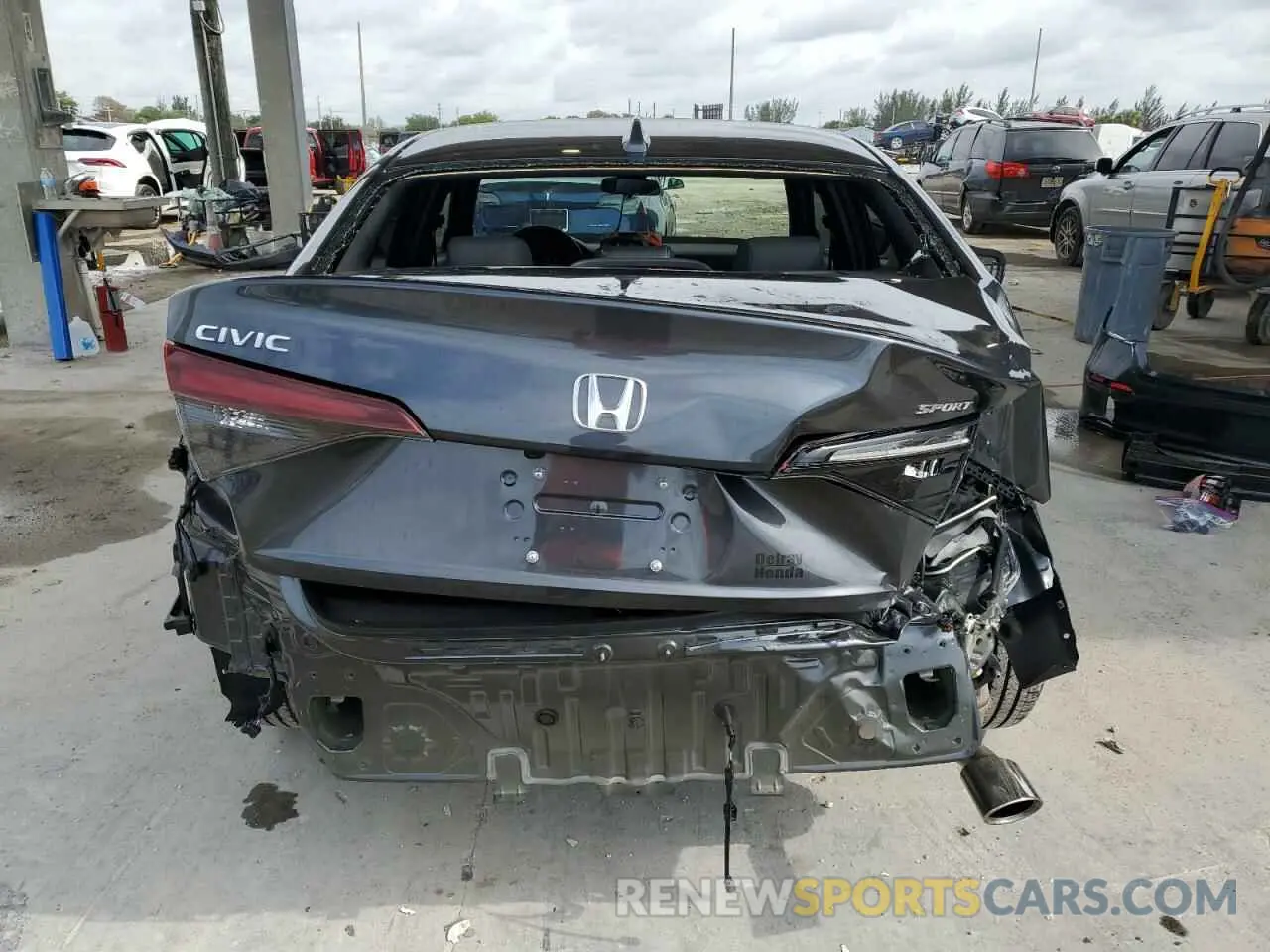 6 Photograph of a damaged car 2HGFE2F5XSH566967 HONDA CIVIC 2025