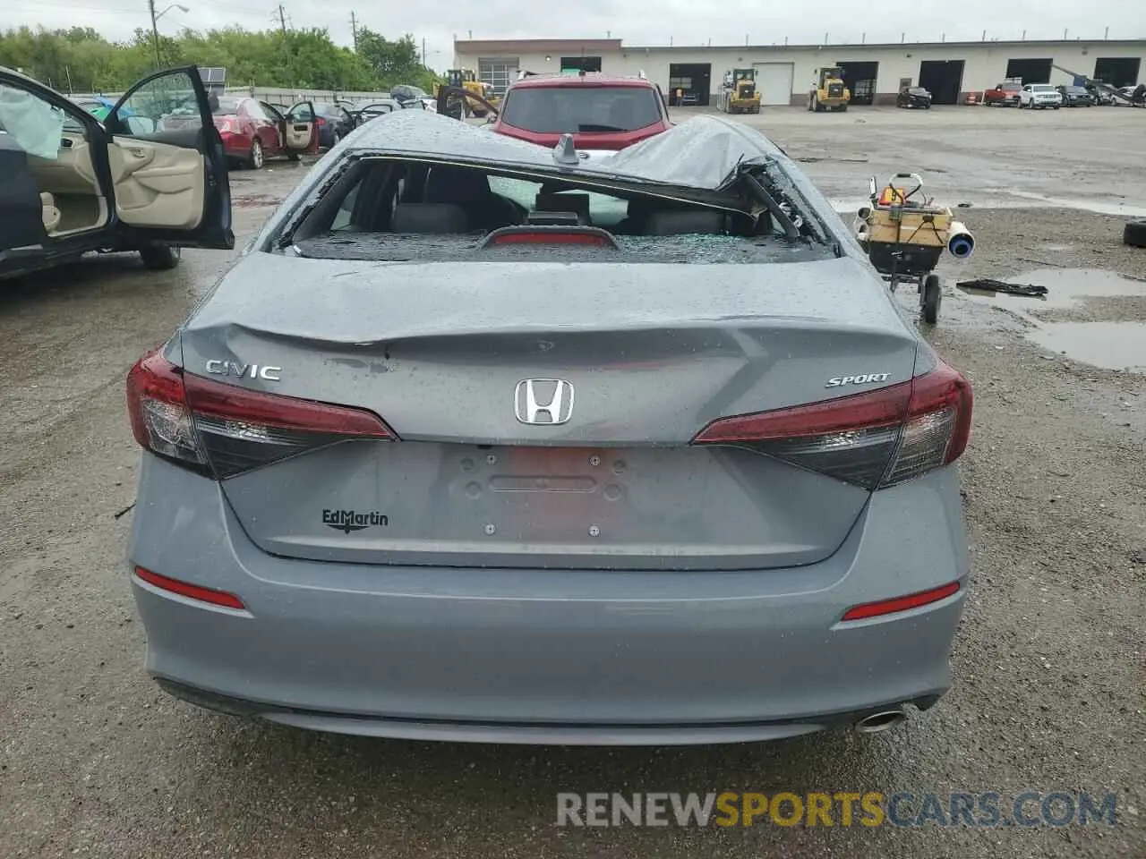6 Photograph of a damaged car 2HGFE2F5XSH576561 HONDA CIVIC 2025
