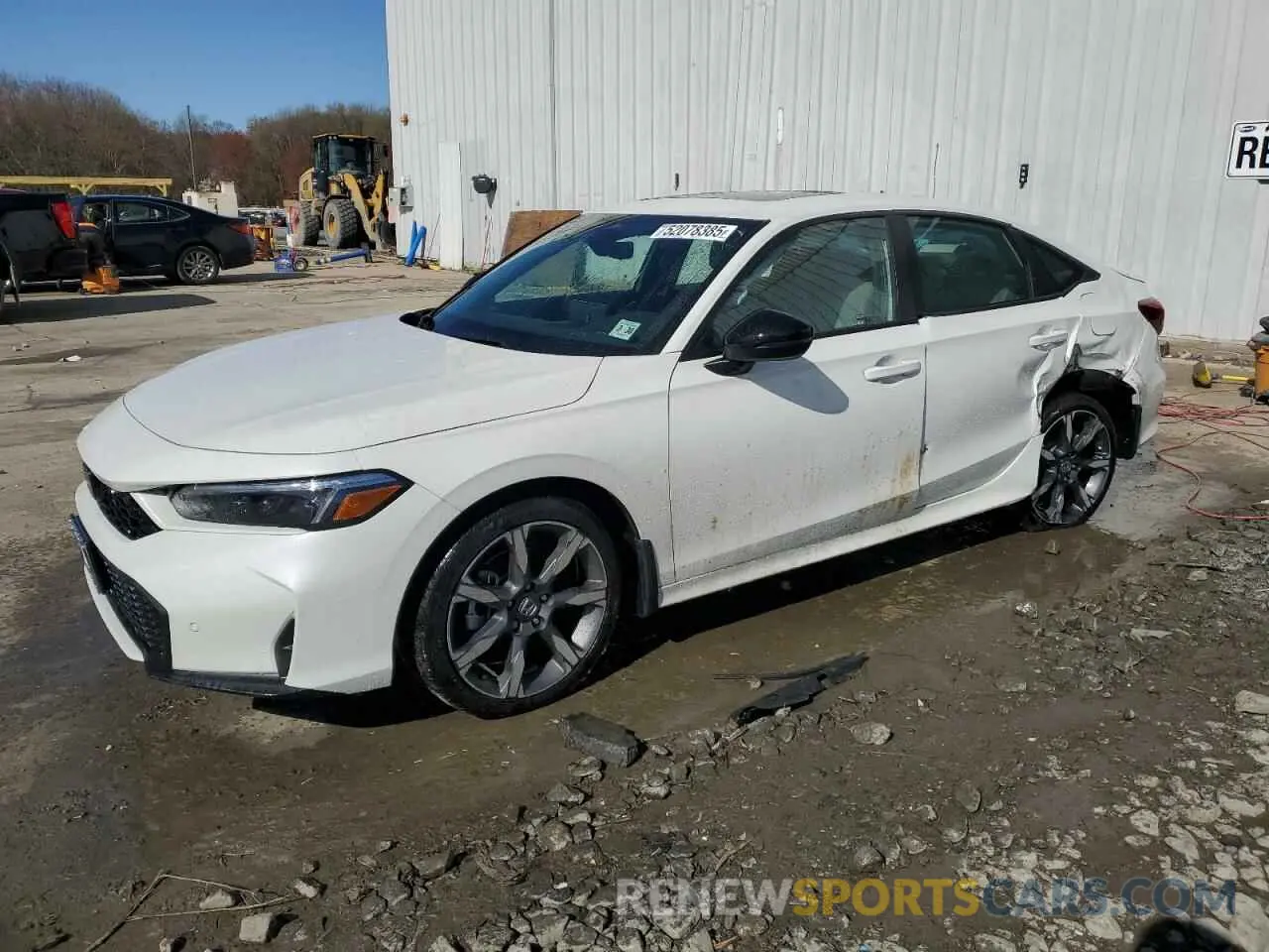 1 Photograph of a damaged car 2HGFE4F81SH305250 HONDA CIVIC 2025