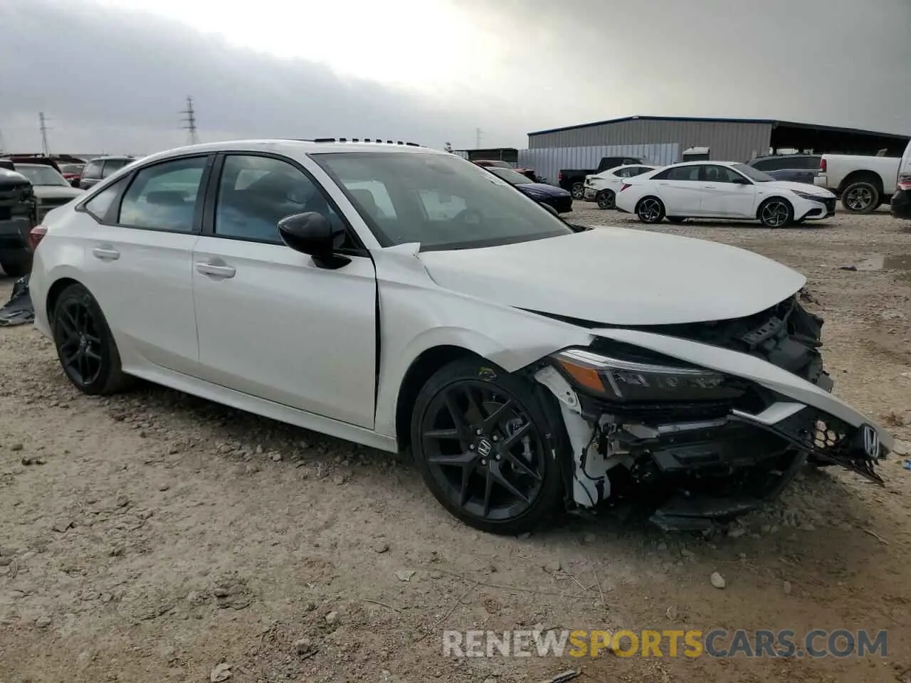 4 Photograph of a damaged car 2HGFE4F81SH328267 HONDA CIVIC 2025