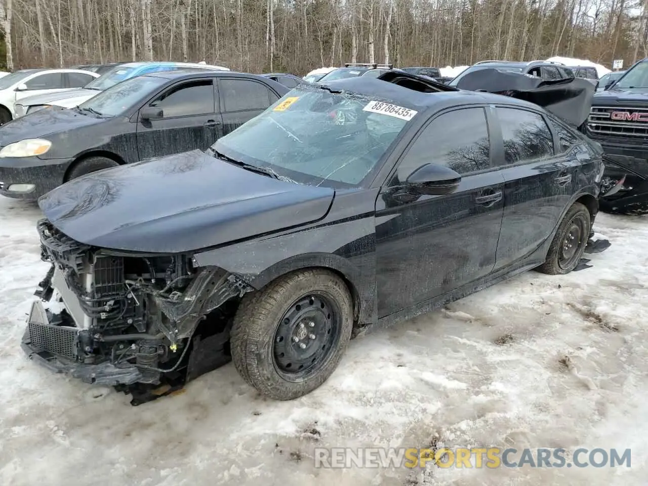 1 Photograph of a damaged car 2HGFE4F82SH002400 HONDA CIVIC 2025