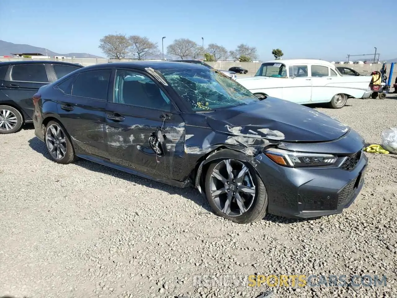 4 Photograph of a damaged car 2HGFE4F83SH312121 HONDA CIVIC 2025