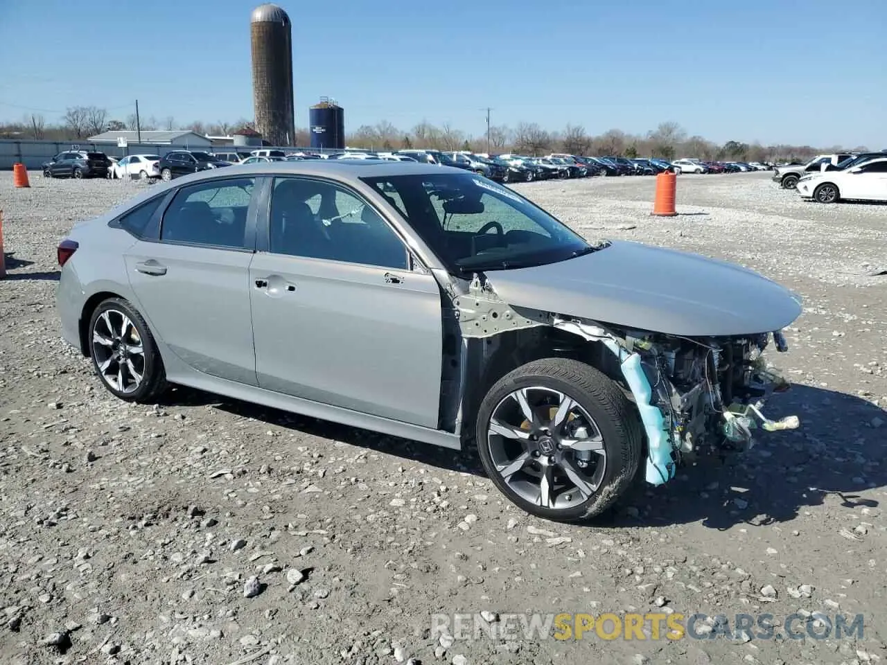 4 Photograph of a damaged car 2HGFE4F83SH313754 HONDA CIVIC 2025