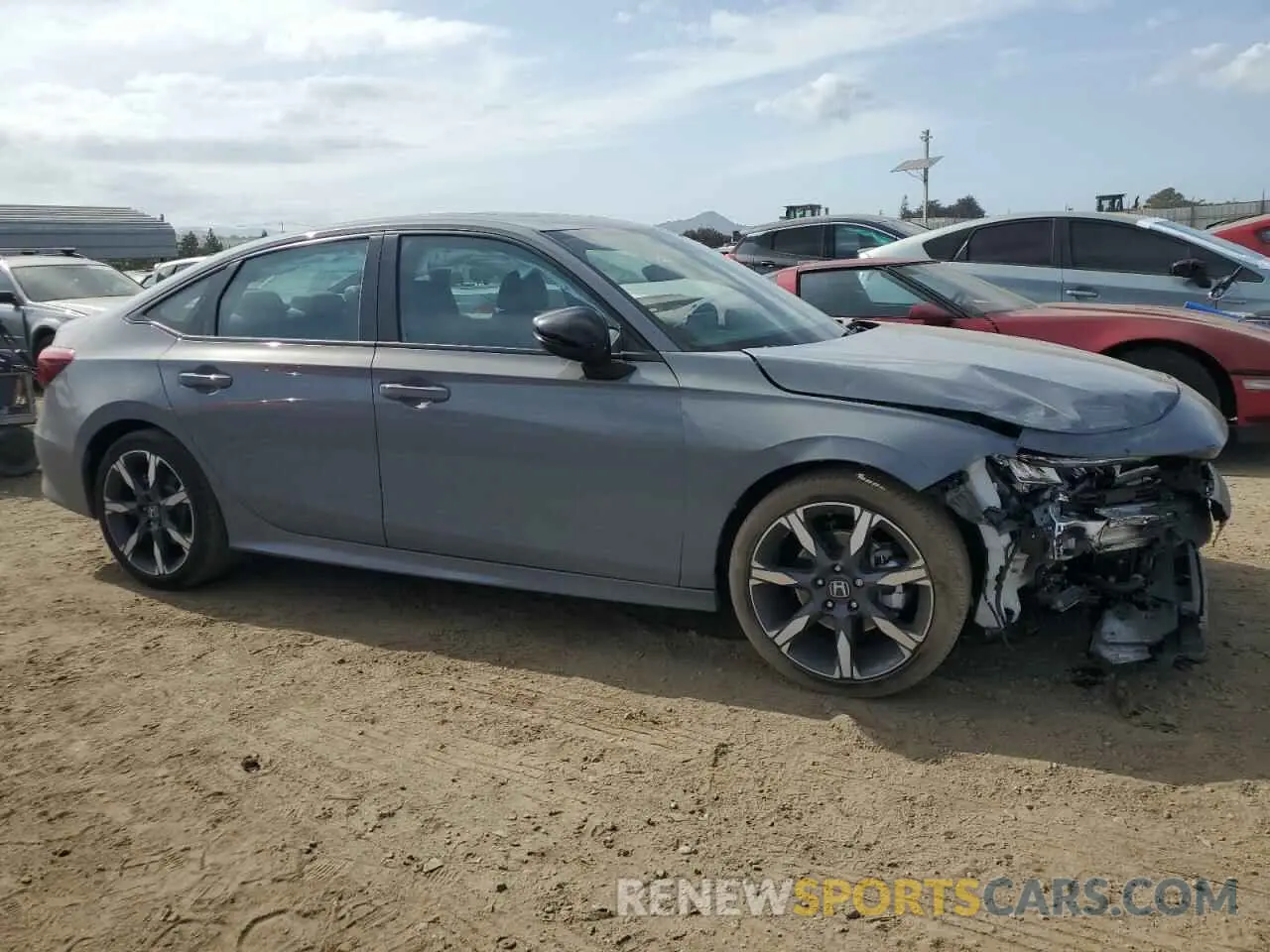 4 Photograph of a damaged car 2HGFE4F83SH319165 HONDA CIVIC 2025