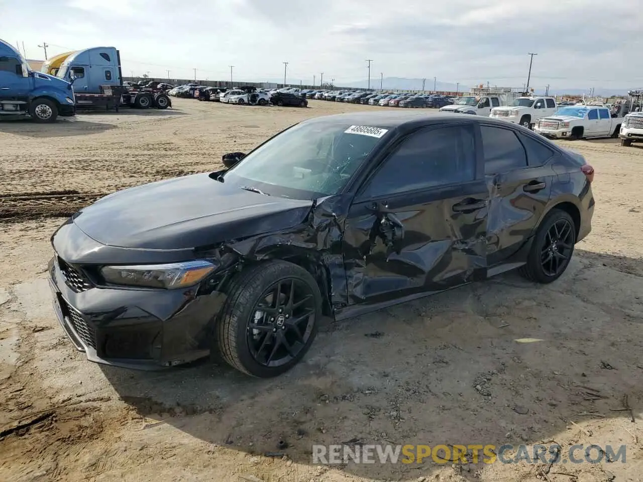 1 Photograph of a damaged car 2HGFE4F84SH326075 HONDA CIVIC 2025