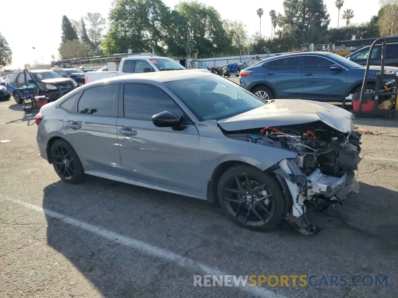 4 Photograph of a damaged car 2HGFE4F86SH315255 HONDA CIVIC 2025