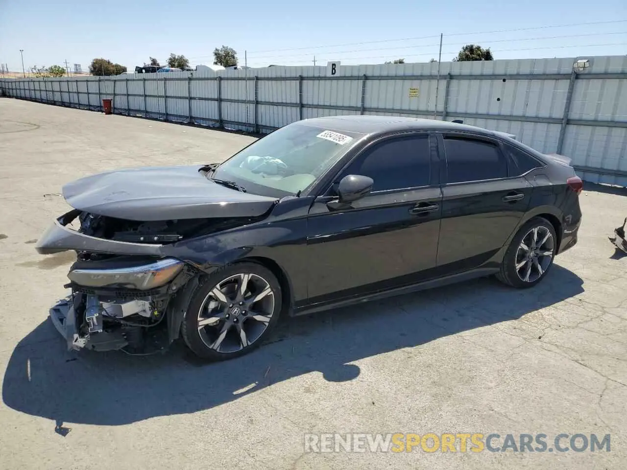1 Photograph of a damaged car 2HGFE4F87SH301137 HONDA CIVIC 2025