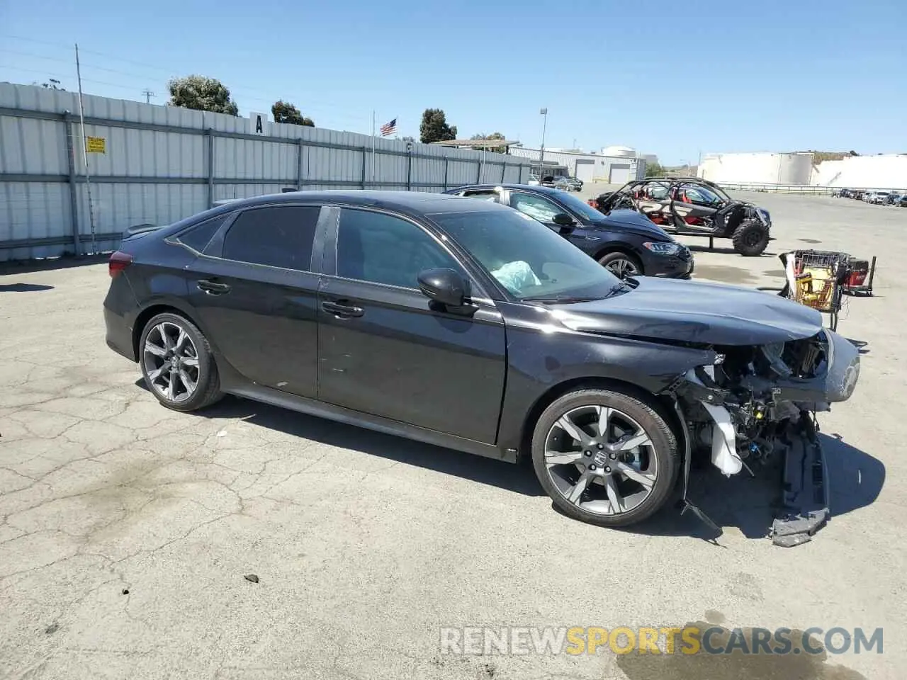 4 Photograph of a damaged car 2HGFE4F87SH301137 HONDA CIVIC 2025