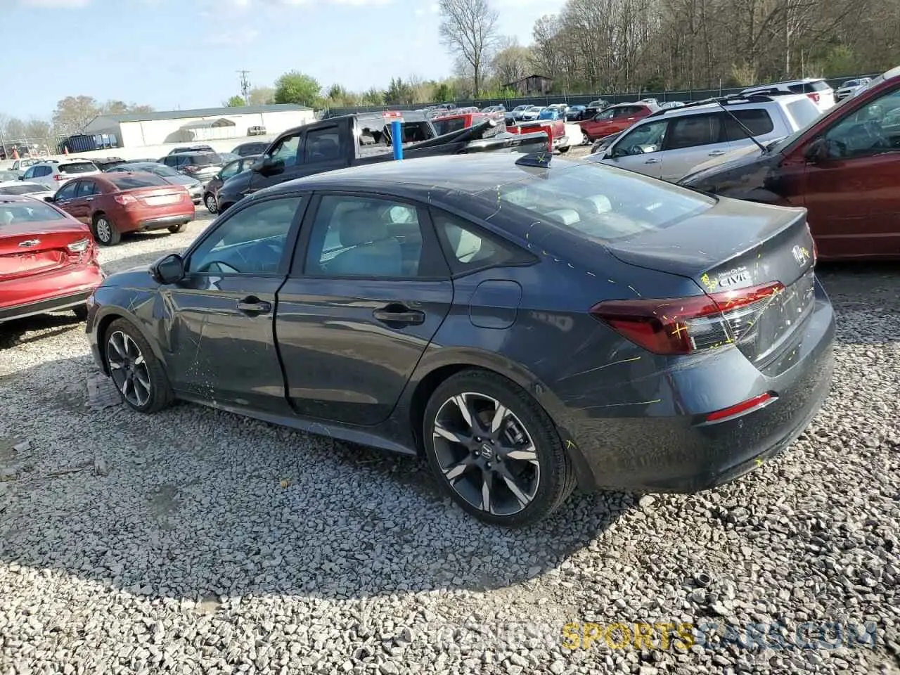 2 Photograph of a damaged car 2HGFE4F87SH320237 HONDA CIVIC 2025