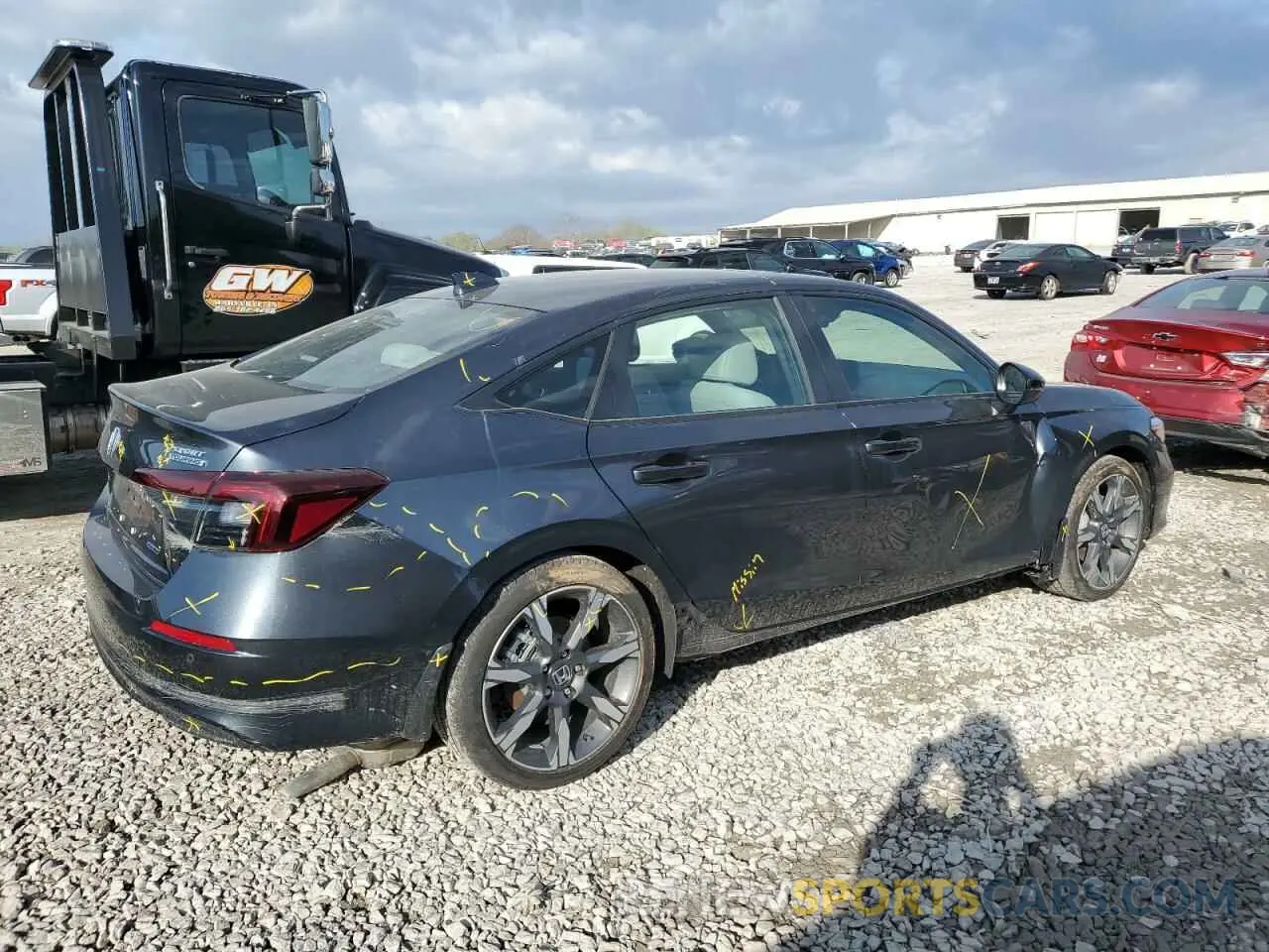 3 Photograph of a damaged car 2HGFE4F87SH320237 HONDA CIVIC 2025