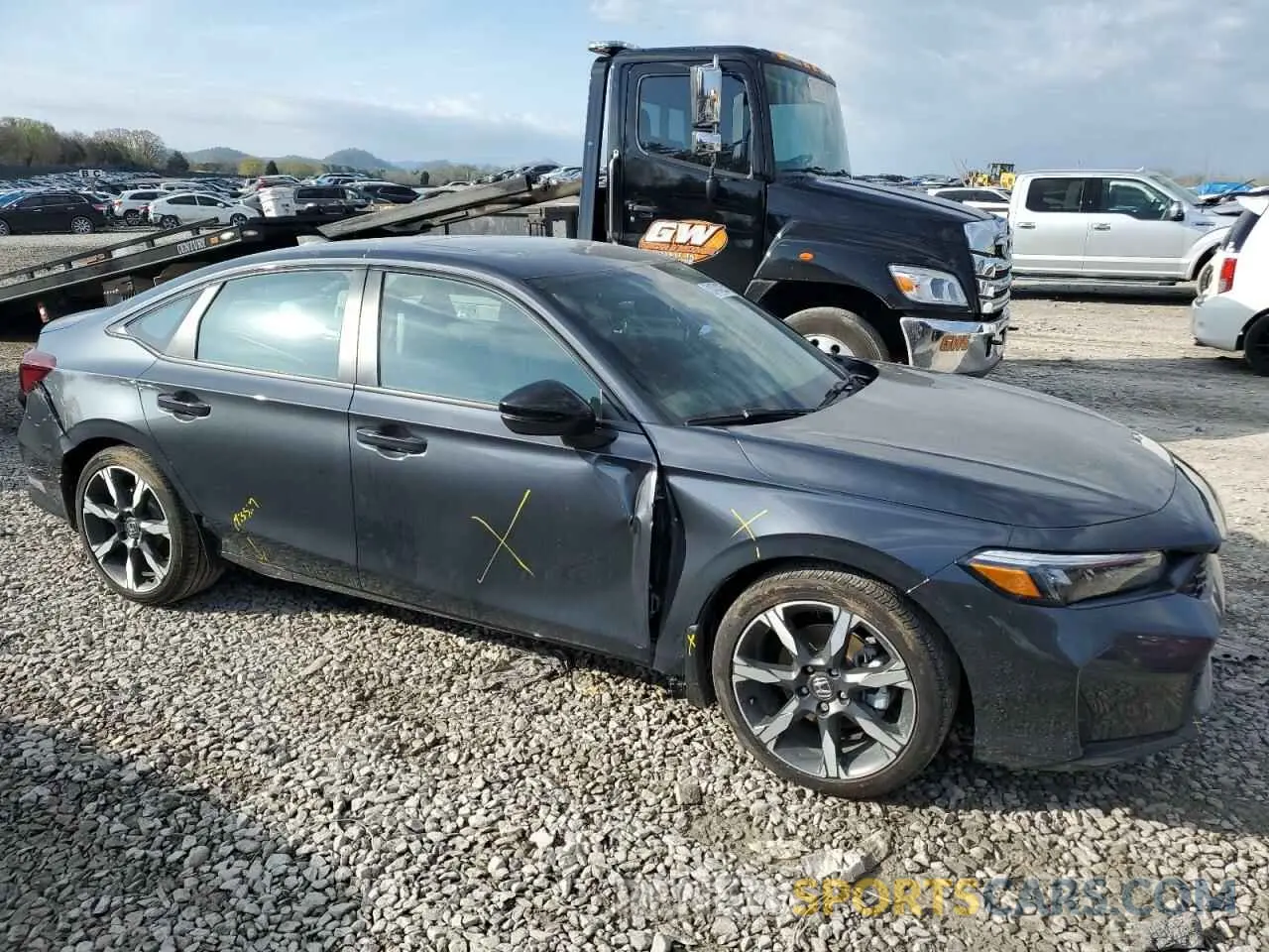 4 Photograph of a damaged car 2HGFE4F87SH320237 HONDA CIVIC 2025