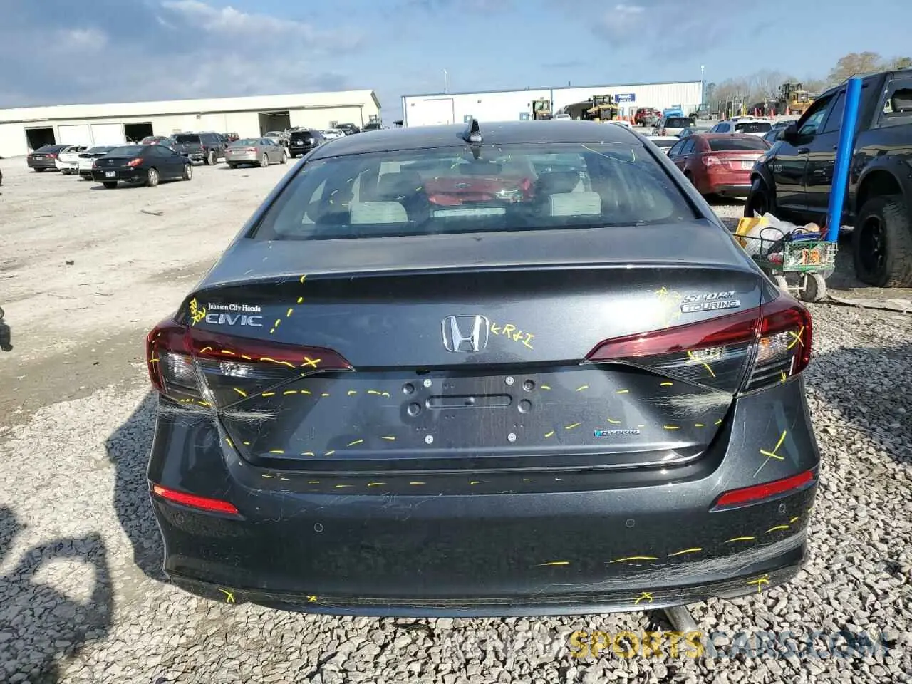 6 Photograph of a damaged car 2HGFE4F87SH320237 HONDA CIVIC 2025