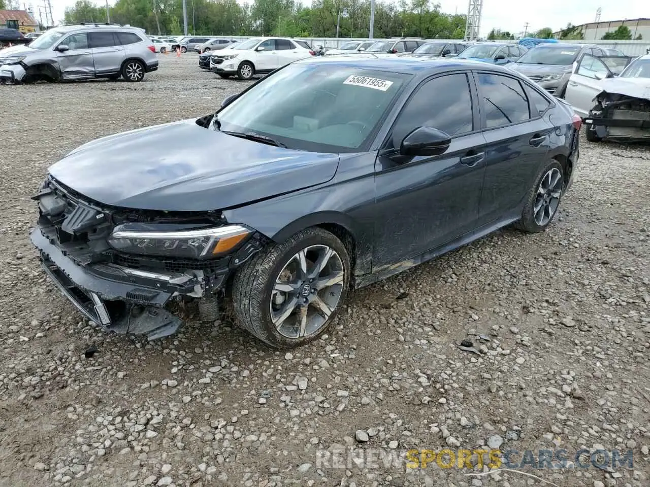 1 Photograph of a damaged car 2HGFE4F87SH326314 HONDA CIVIC 2025