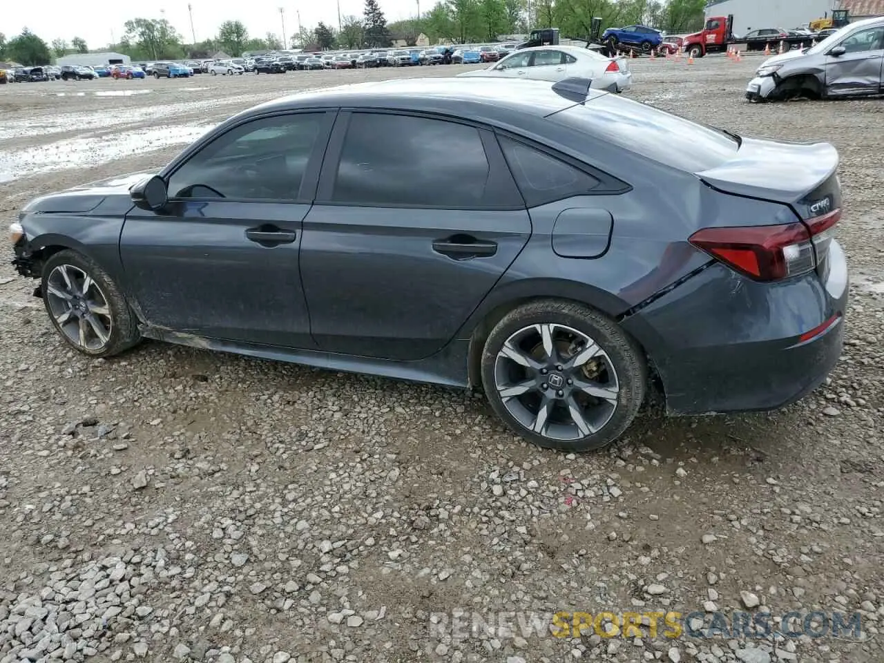 2 Photograph of a damaged car 2HGFE4F87SH326314 HONDA CIVIC 2025