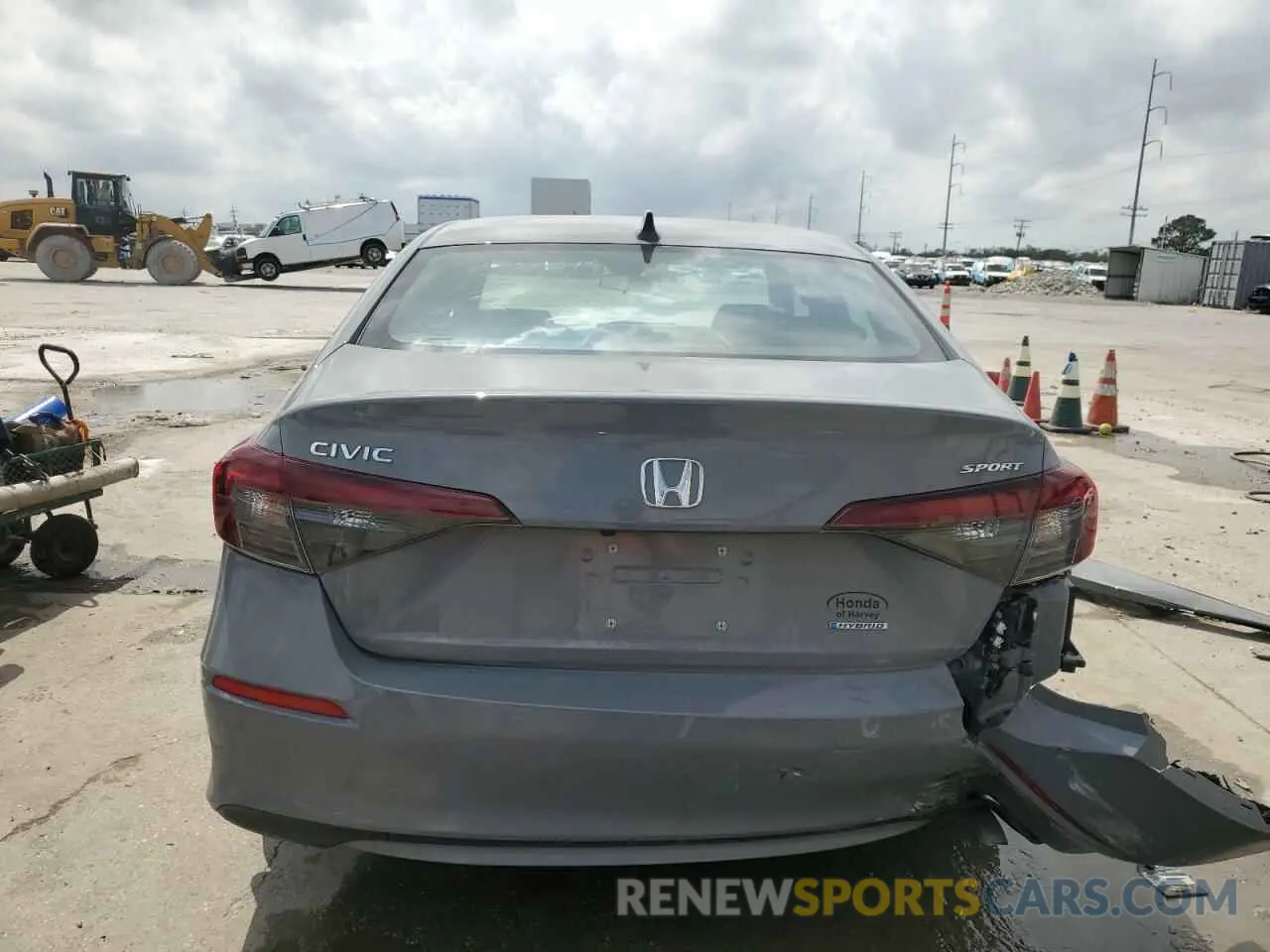6 Photograph of a damaged car 2HGFE4F88SH307612 HONDA CIVIC 2025