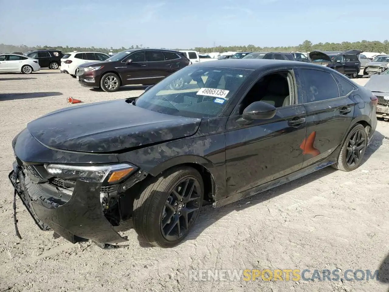 1 Photograph of a damaged car 2HGFE4F88SH322529 HONDA CIVIC 2025