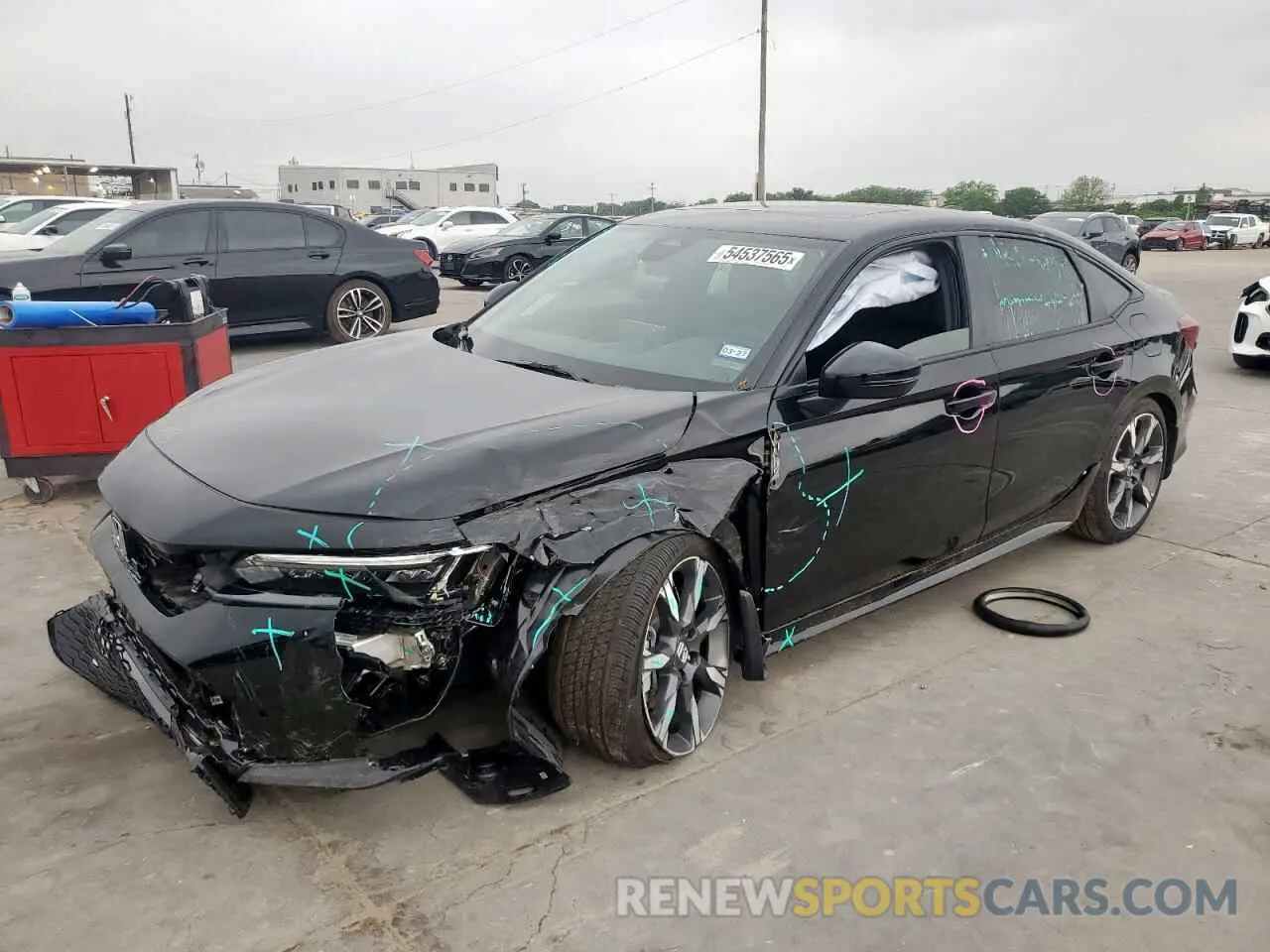 1 Photograph of a damaged car 2HGFE4F88SH329772 HONDA CIVIC 2025