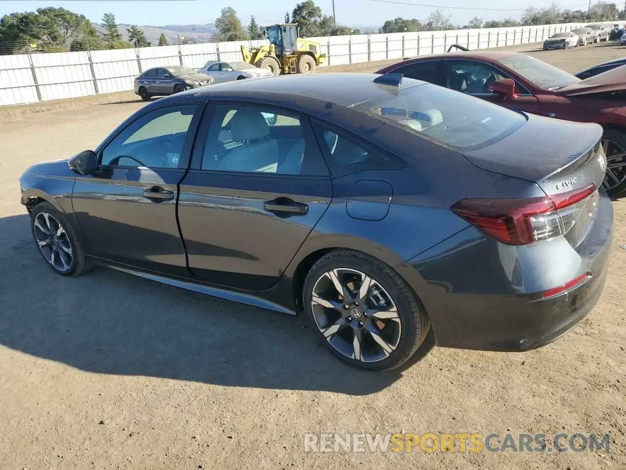 2 Photograph of a damaged car 2HGFE4F8XSH314982 HONDA CIVIC 2025
