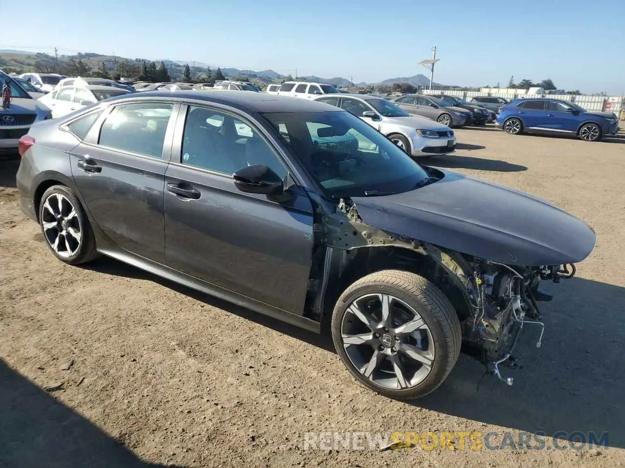 4 Photograph of a damaged car 2HGFE4F8XSH314982 HONDA CIVIC 2025
