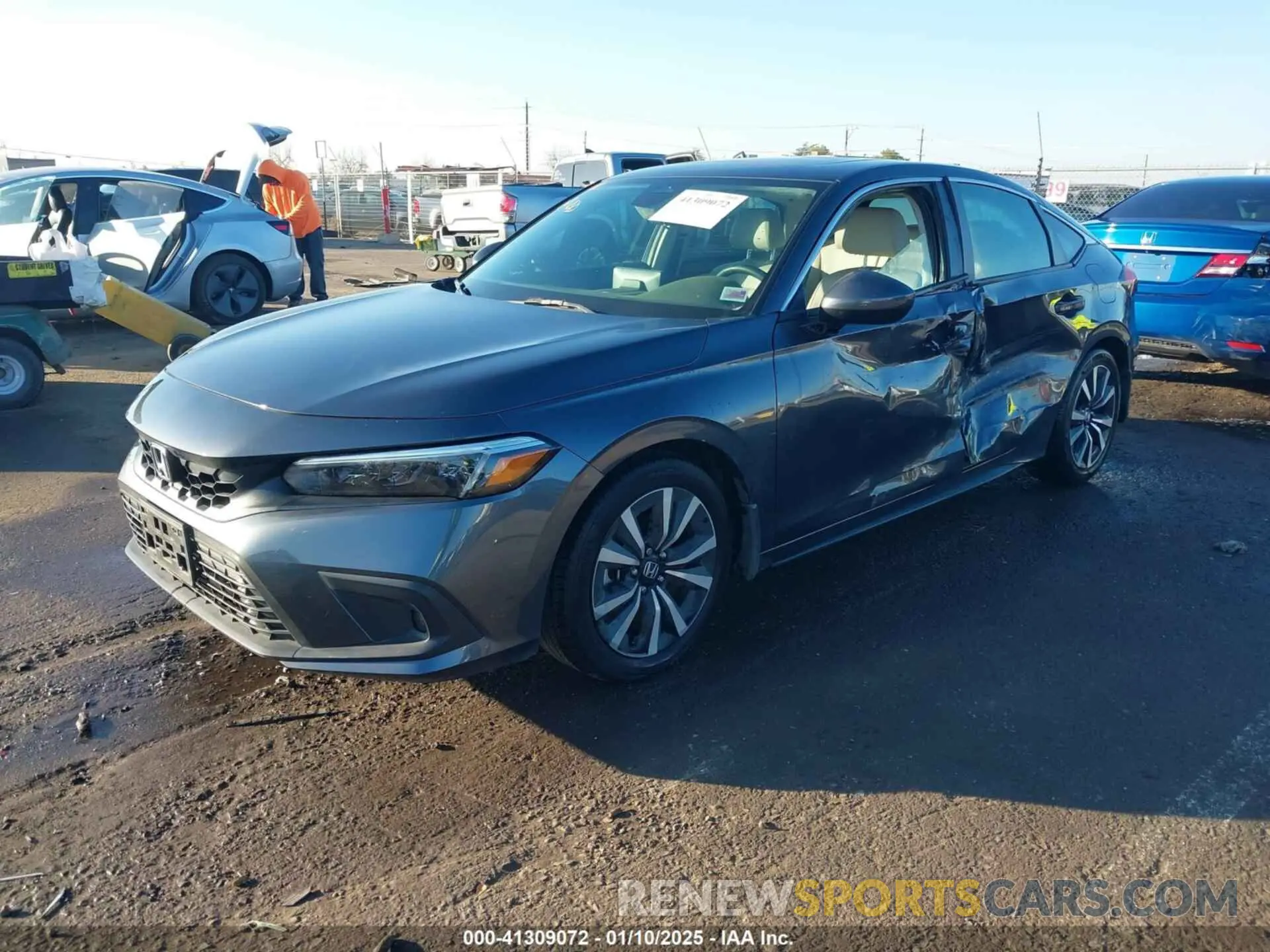 2 Photograph of a damaged car 19XFL1H77PE012706 HONDA CIVIC HATCHBACK 2023