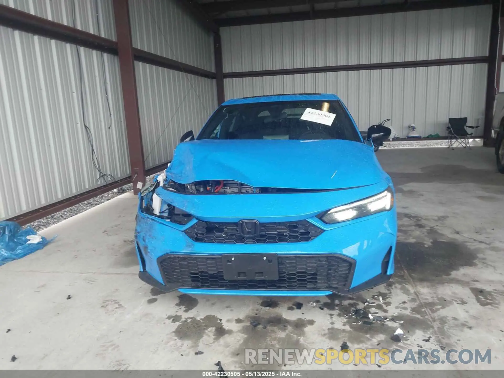 13 Photograph of a damaged car 19XFL4H89SE001824 HONDA CIVIC HYBRID 2025