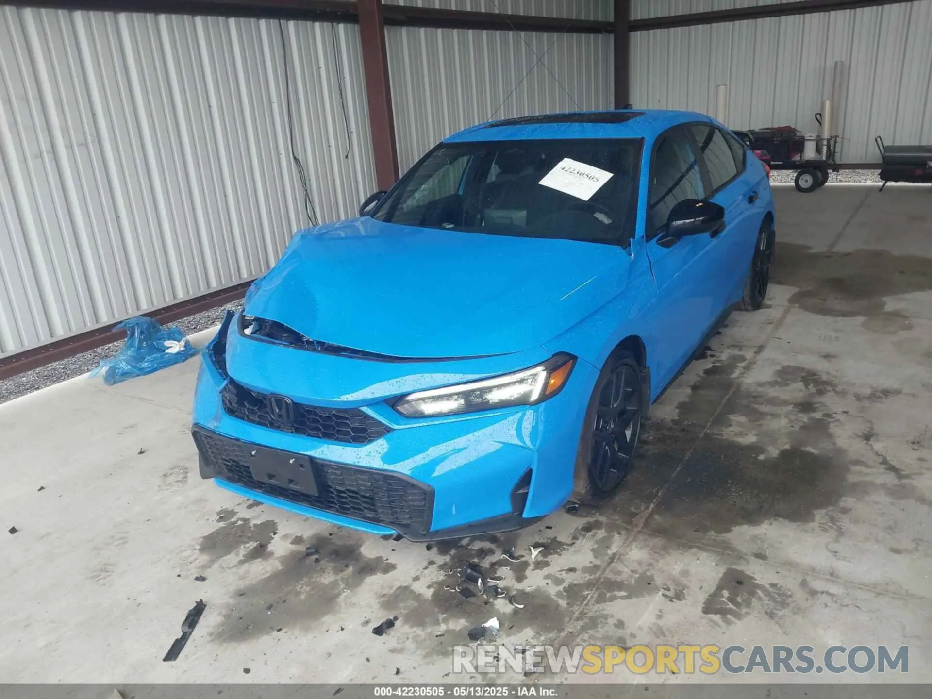 2 Photograph of a damaged car 19XFL4H89SE001824 HONDA CIVIC HYBRID 2025