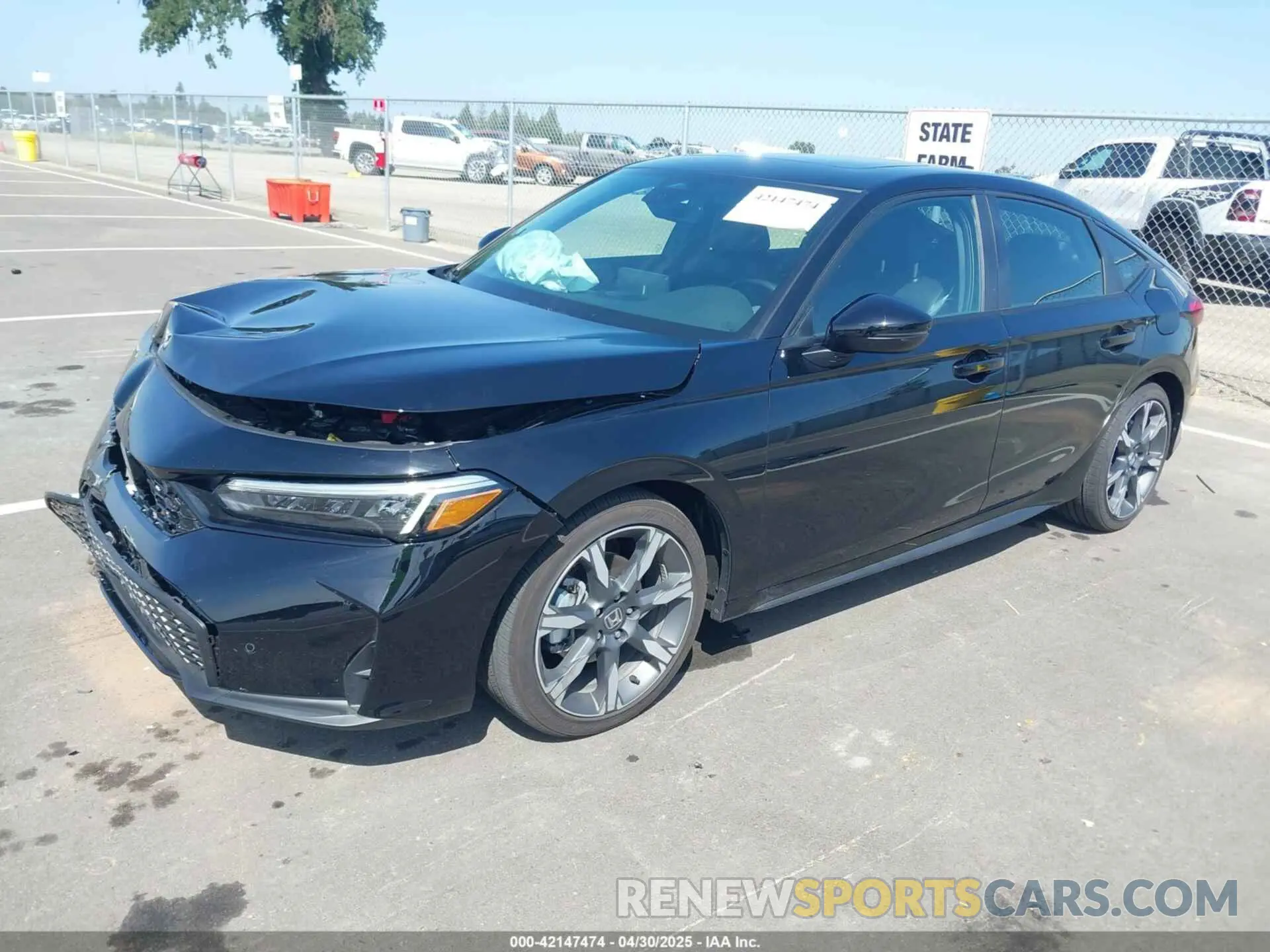 2 Photograph of a damaged car 19XFL4H91SE002510 HONDA CIVIC  HYBRID 2025