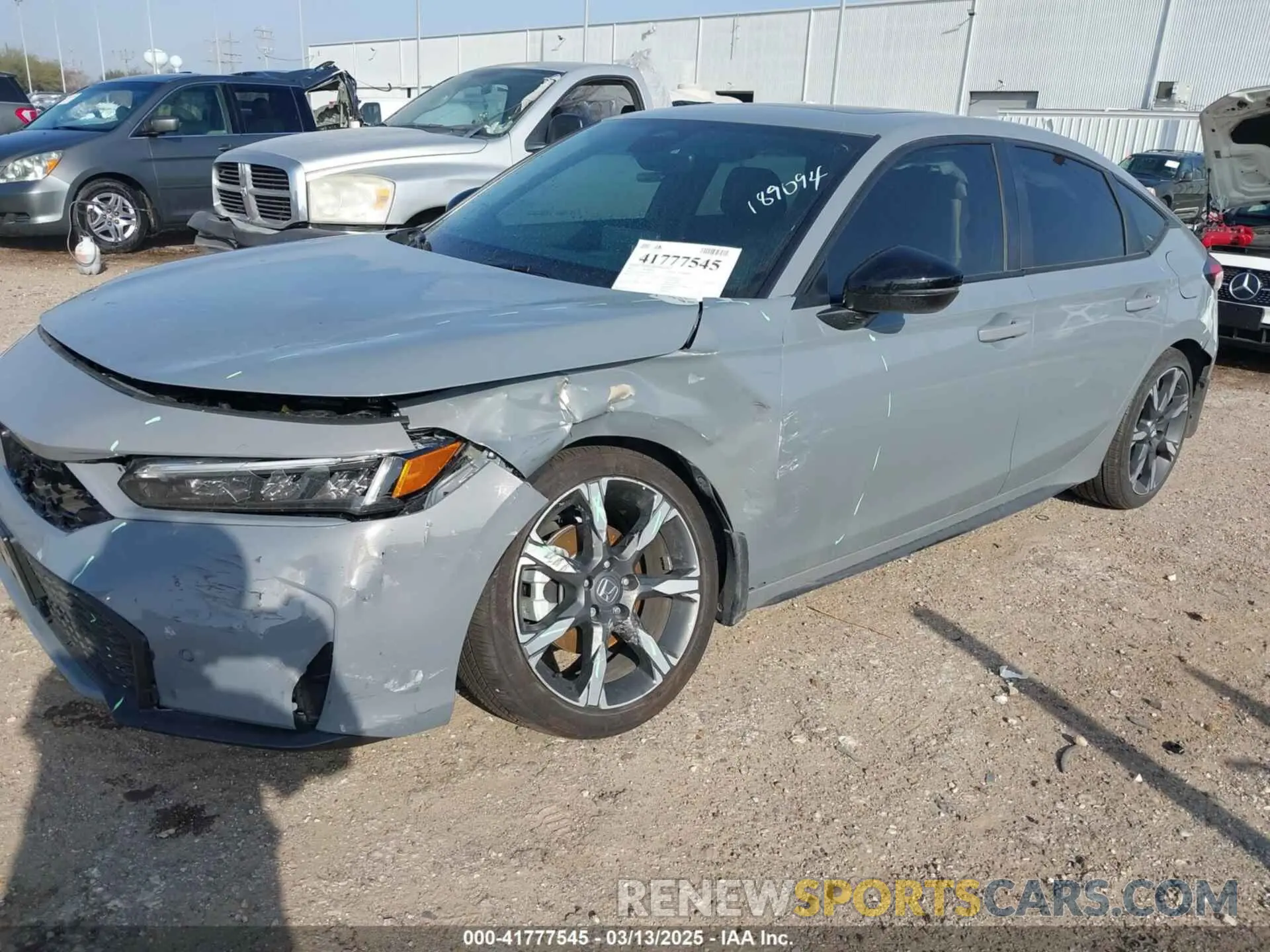2 Photograph of a damaged car 19XFL4H94SE000539 HONDA CIVIC  HYBRID 2025