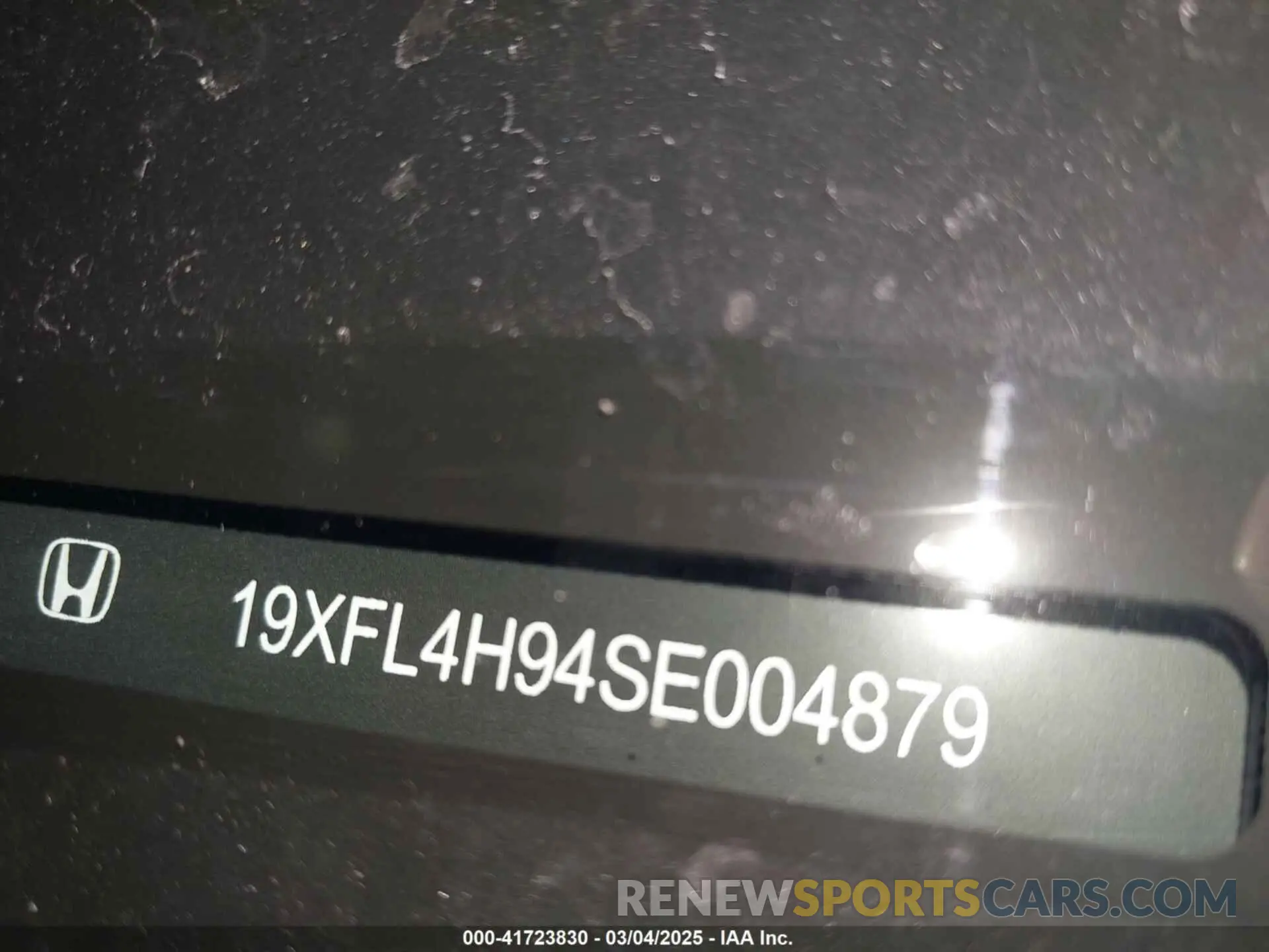 9 Photograph of a damaged car 19XFL4H94SE004879 HONDA CIVIC  HYBRID 2025