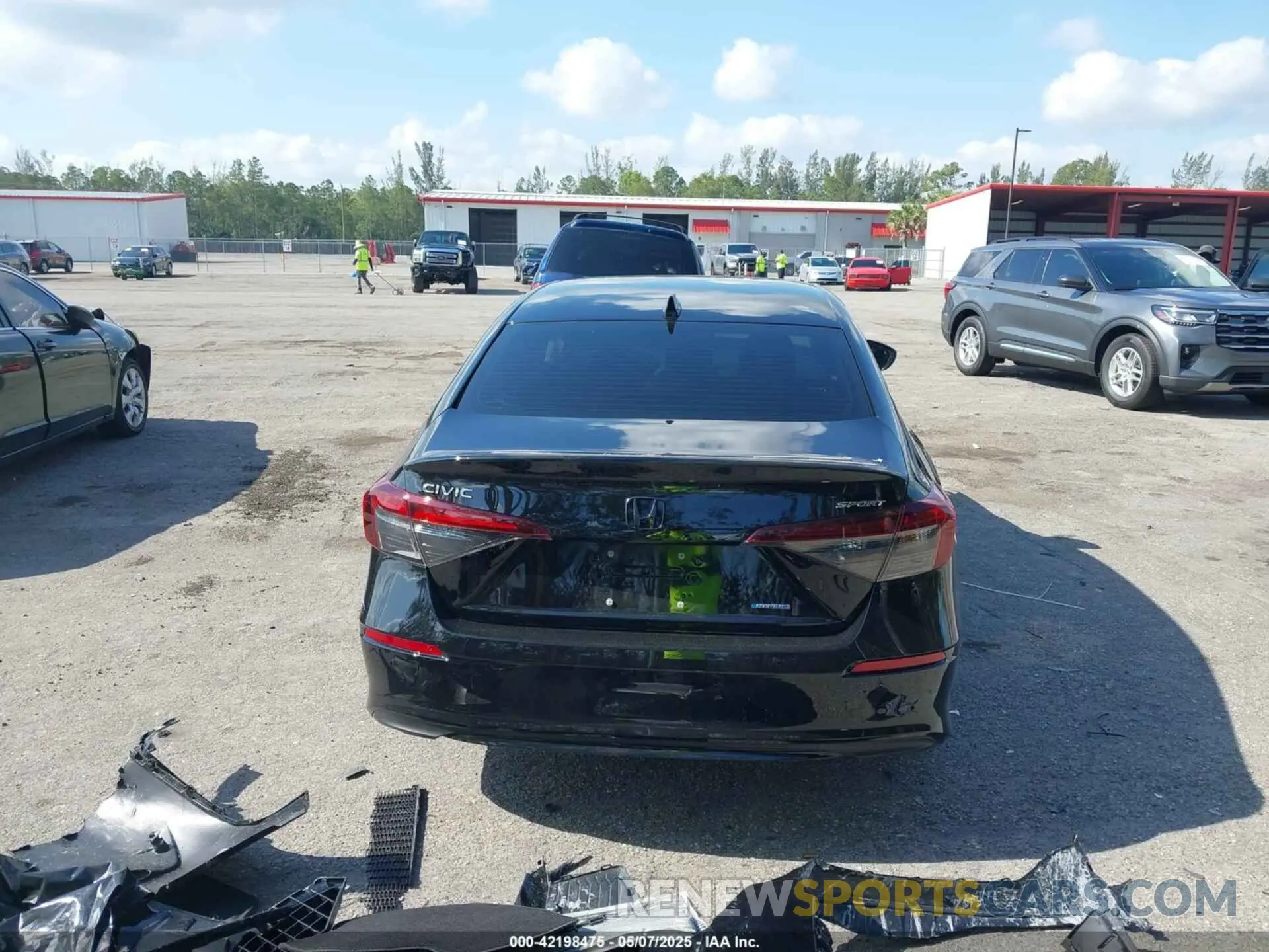 16 Photograph of a damaged car 2HGFE4F80SH316661 HONDA CIVIC  HYBRID 2025