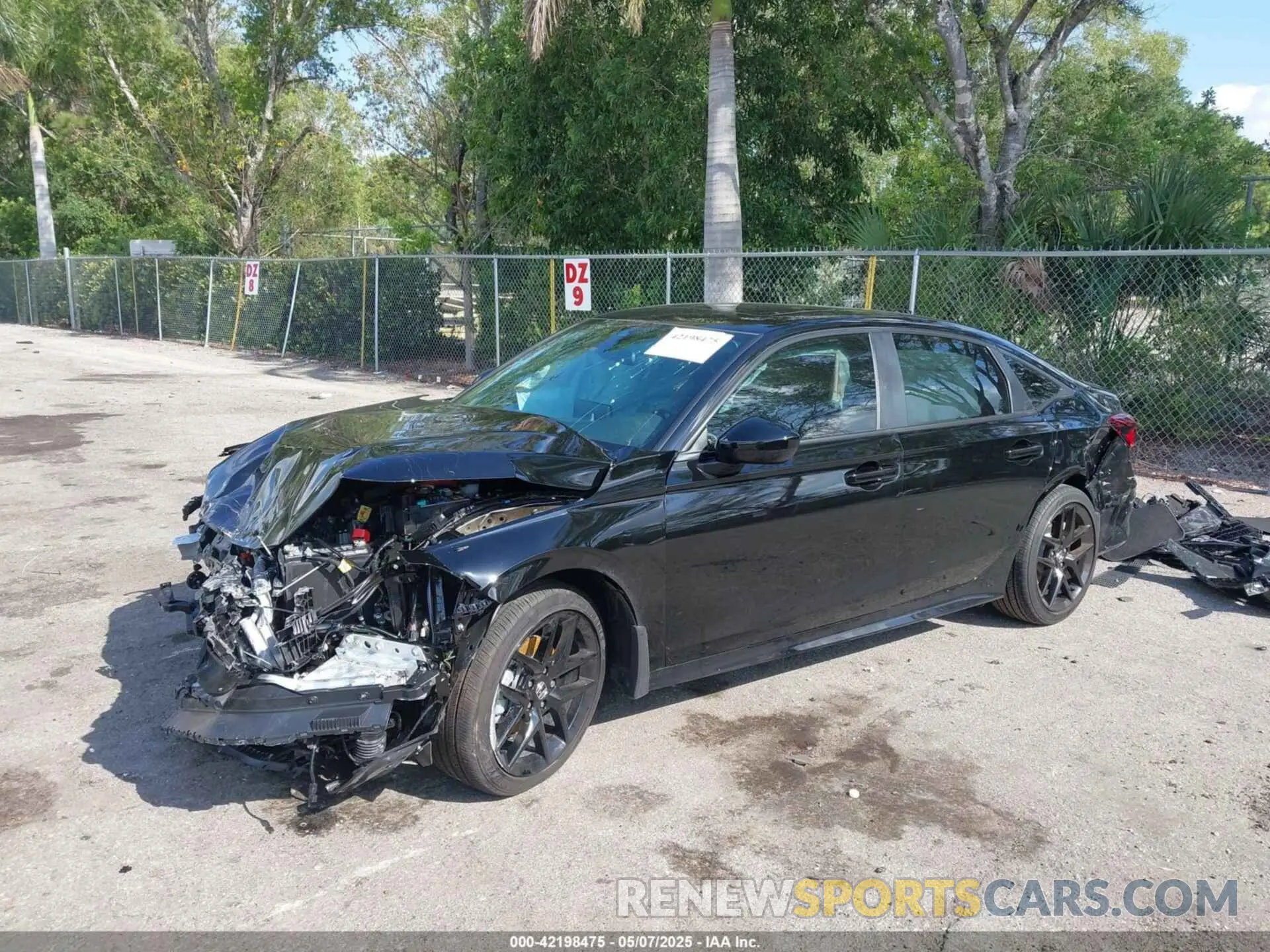 2 Photograph of a damaged car 2HGFE4F80SH316661 HONDA CIVIC  HYBRID 2025